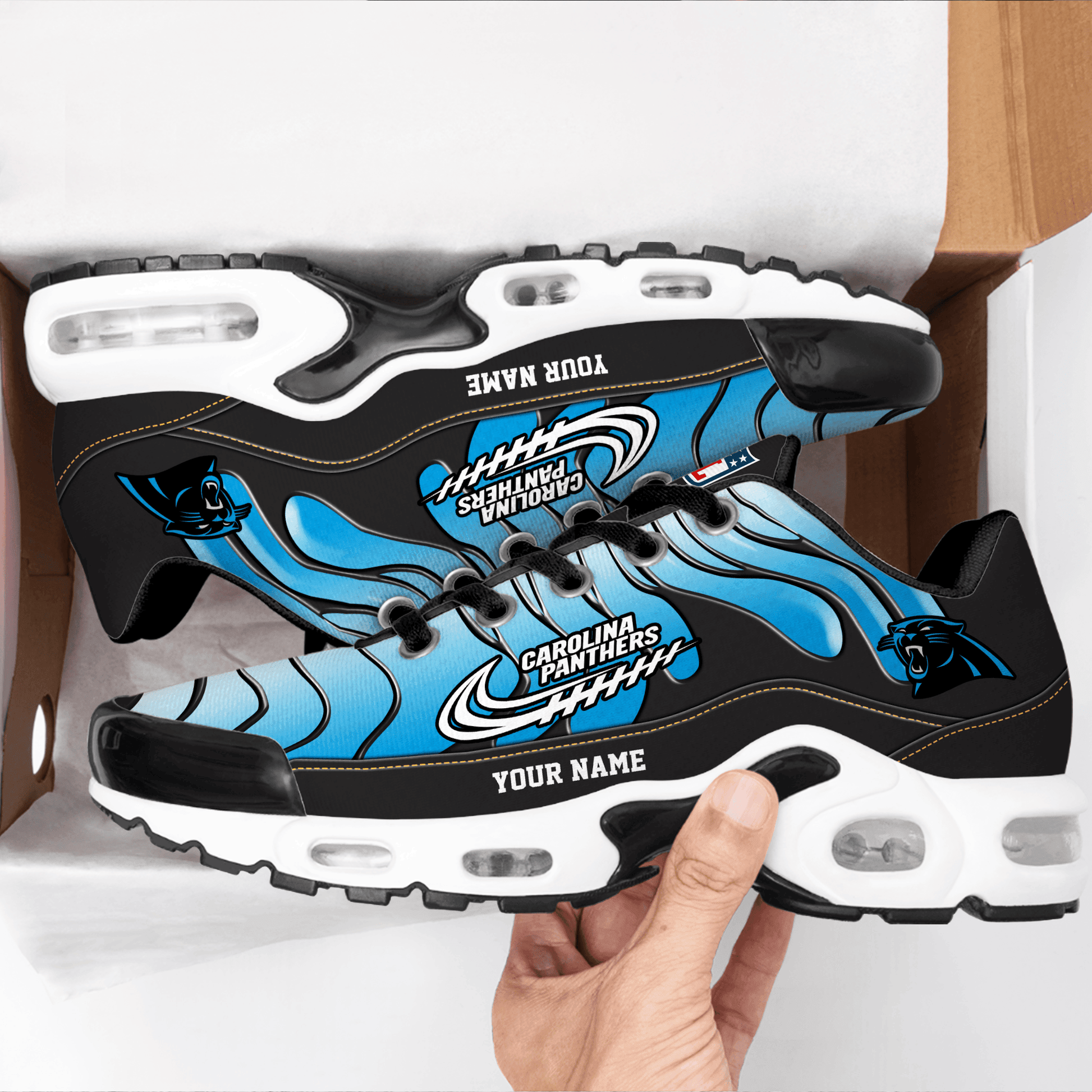 Ideafootwear Carolina Panthers TN Shoes Sneakers For Men And Women