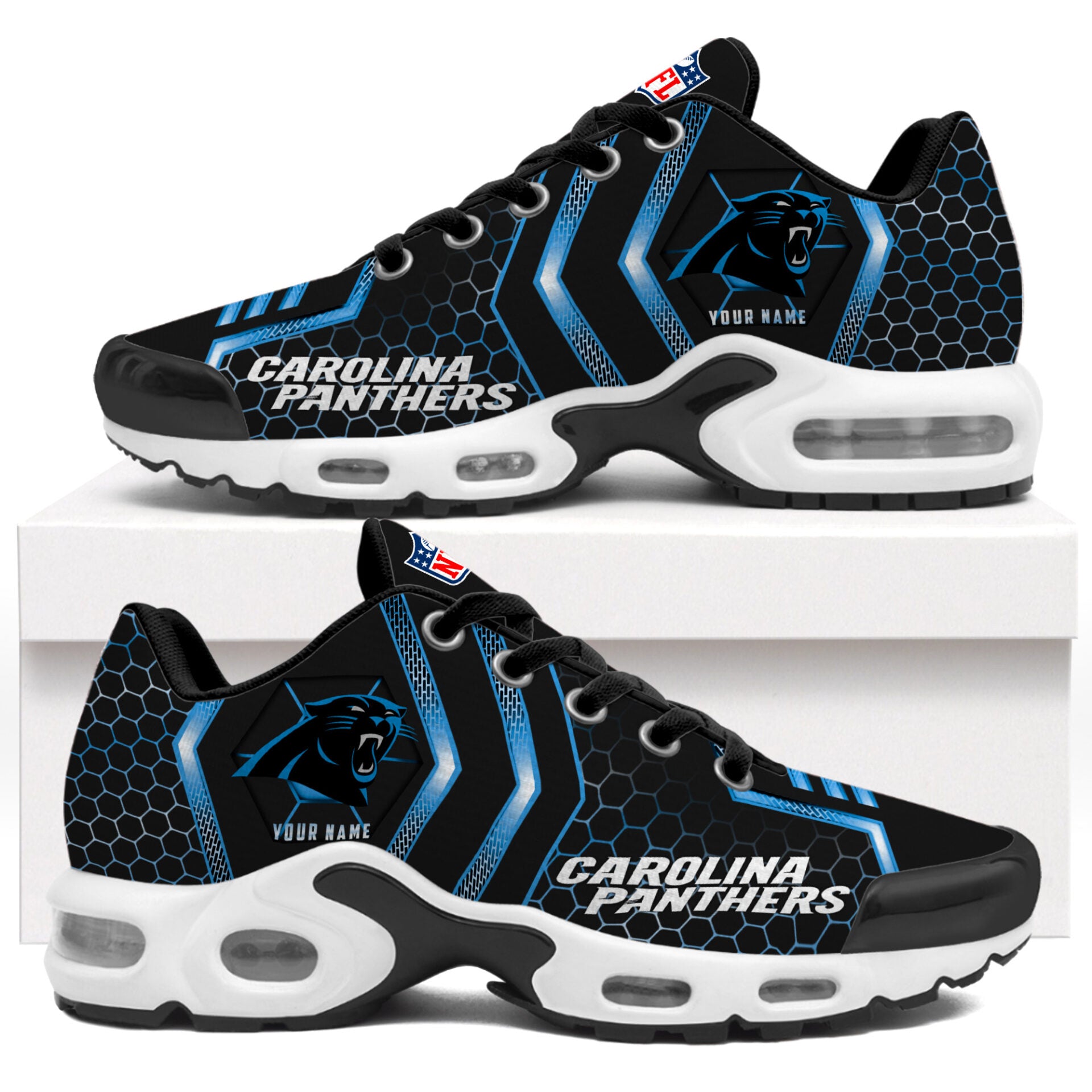 Ideafootwear Carolina Panthers TN Shoes Sneakers For Men And Women
