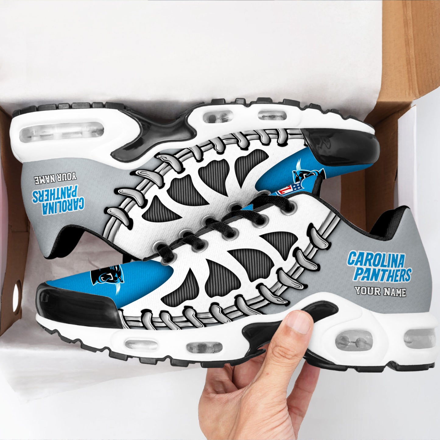 Ideafootwear Carolina Panthers TN Shoes Sneakers For Men And Women