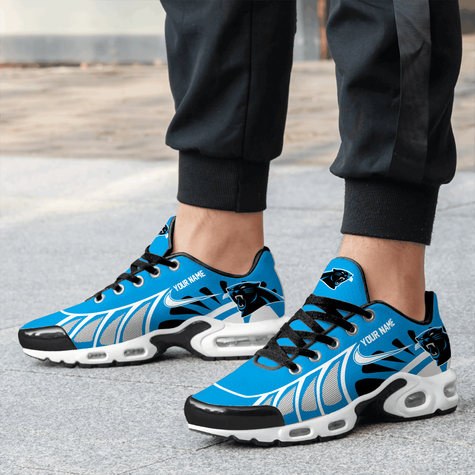 Ideafootwear Carolina Panthers TN Shoes Sneakers For Men And Women