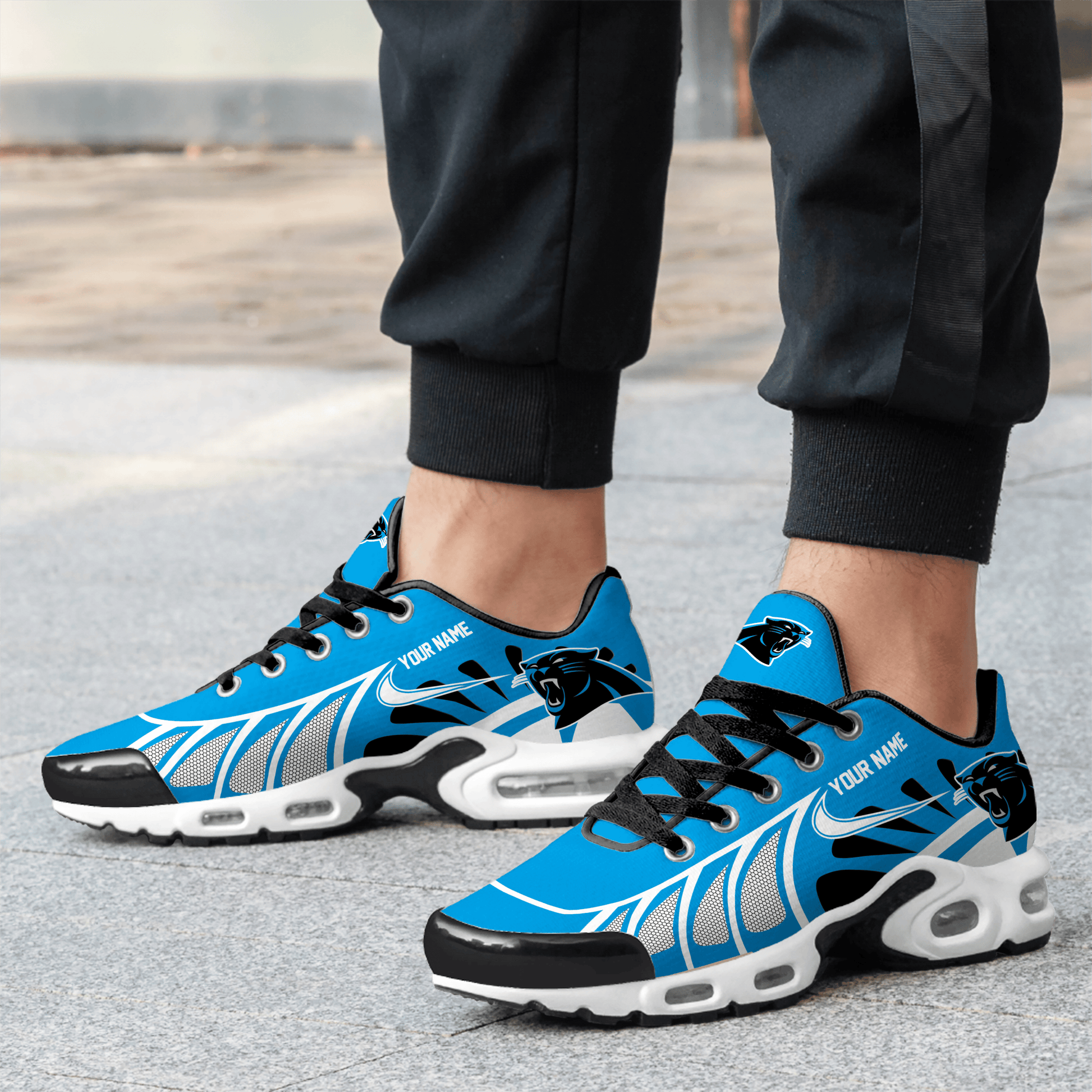 Ideafootwear Carolina Panthers TN Shoes Sneakers For Men And Women