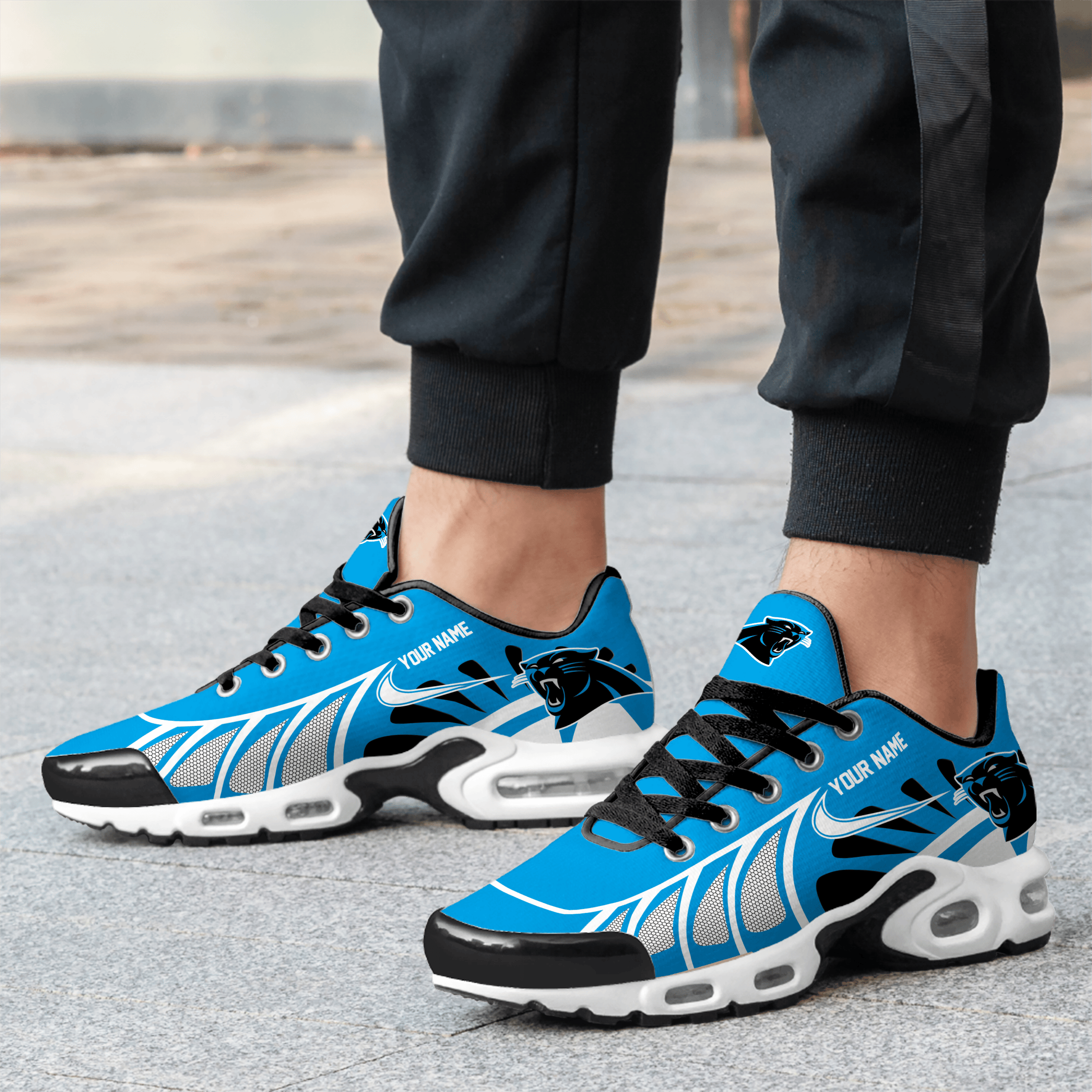 Ideafootwear Carolina Panthers TN Shoes Sneakers For Men And Women
