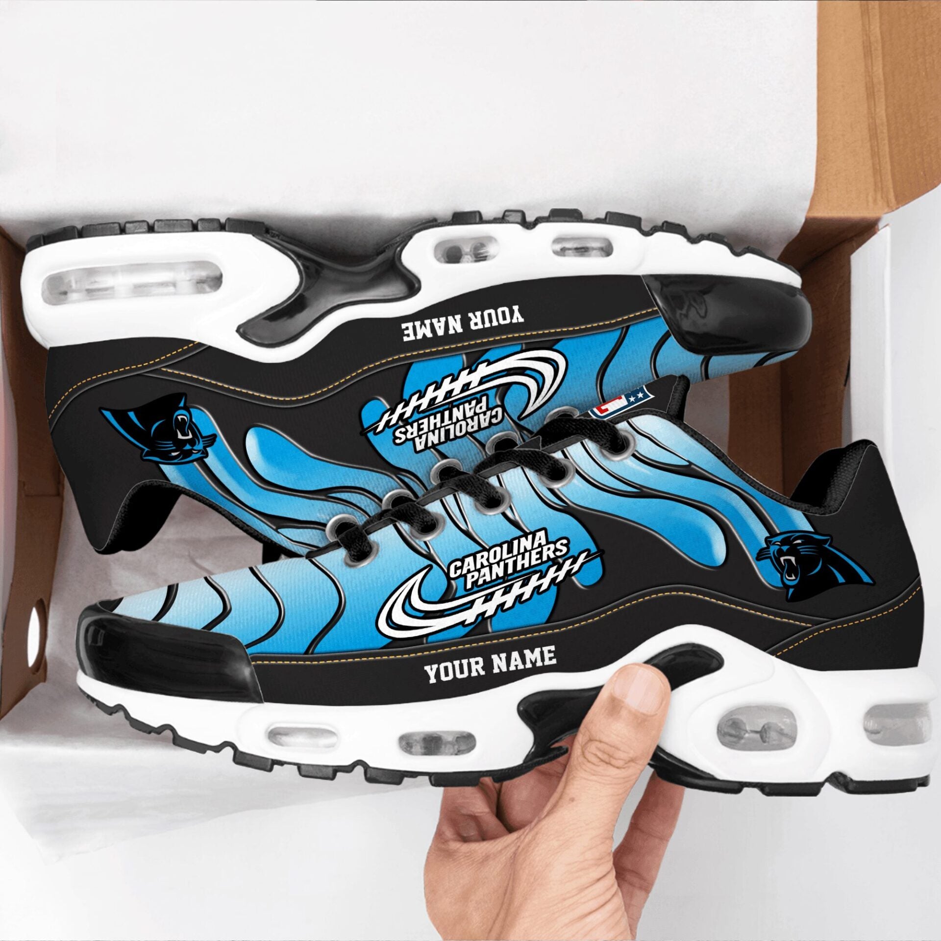 Ideafootwear Carolina Panthers TN Shoes Sneakers For Men And Women