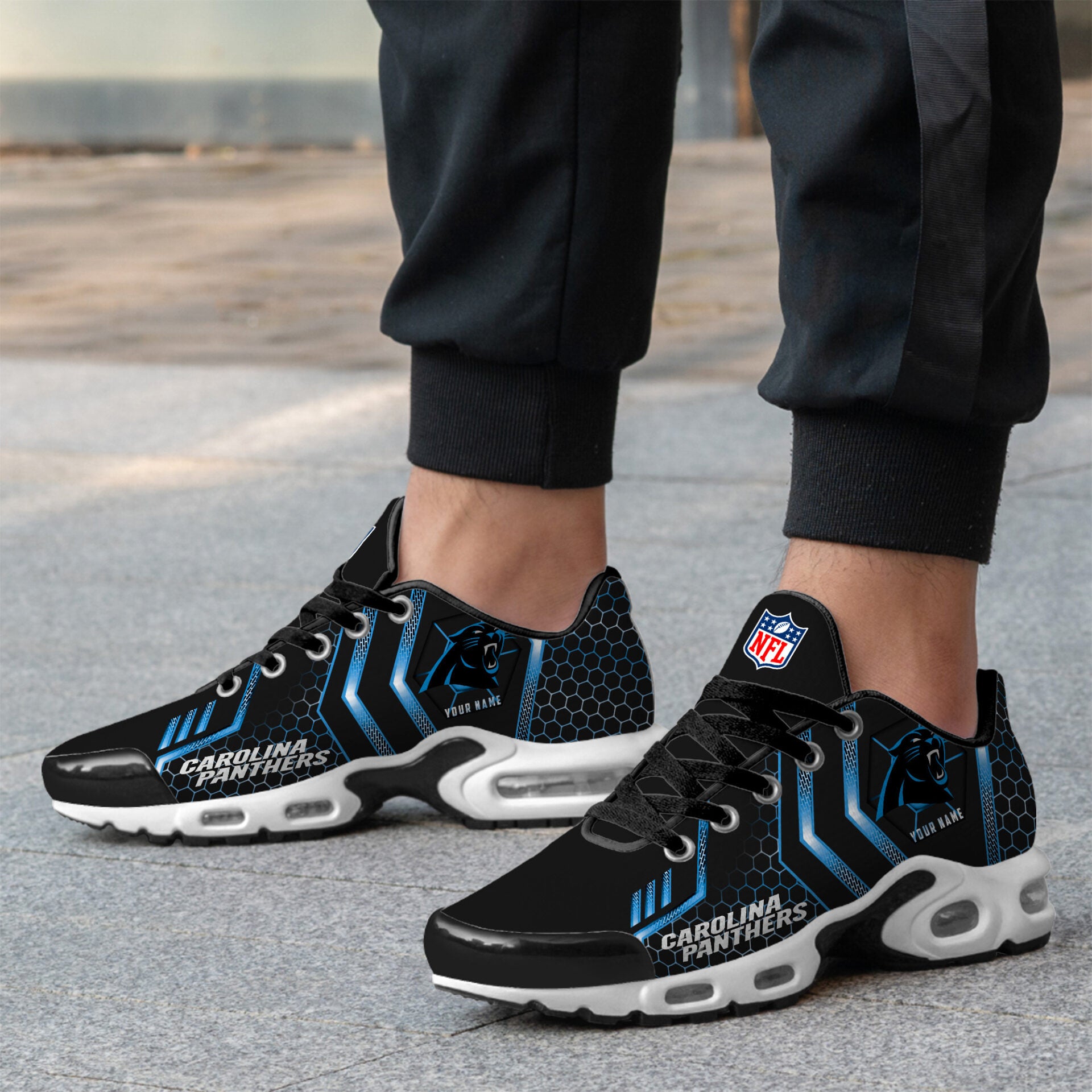 Ideafootwear Carolina Panthers TN Shoes Sneakers For Men And Women