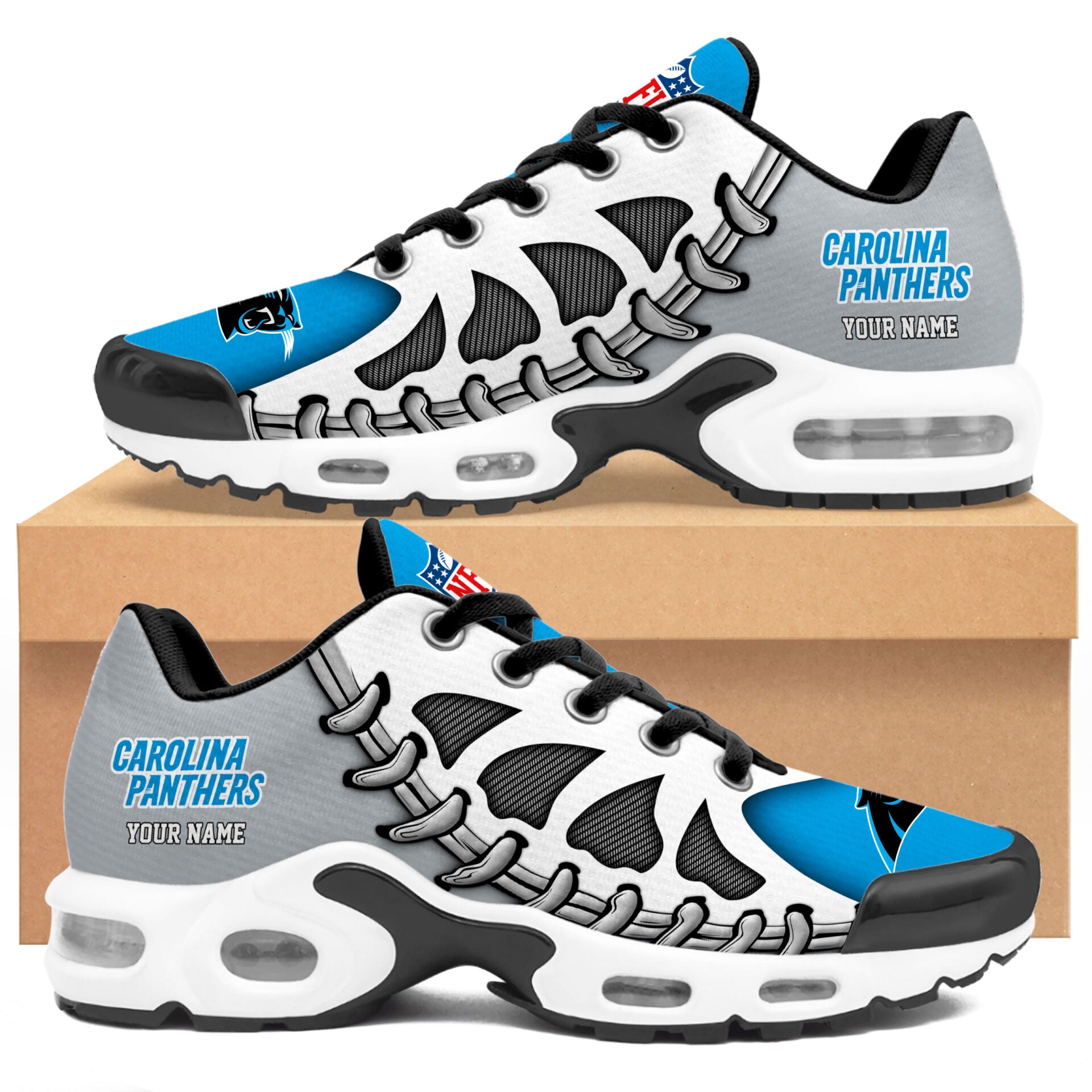 Ideafootwear Carolina Panthers TN Shoes Sneakers For Men And Women