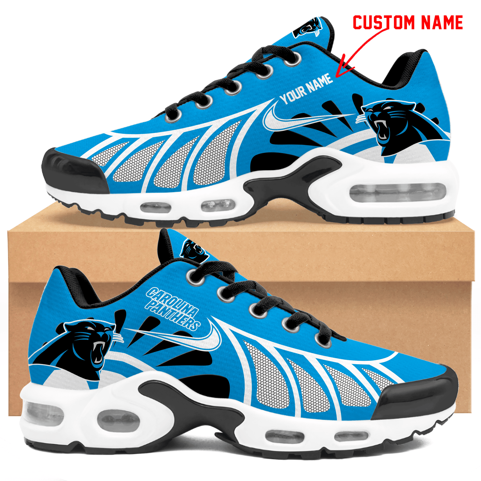 Ideafootwear Carolina Panthers TN Shoes Sneakers For Men And Women
