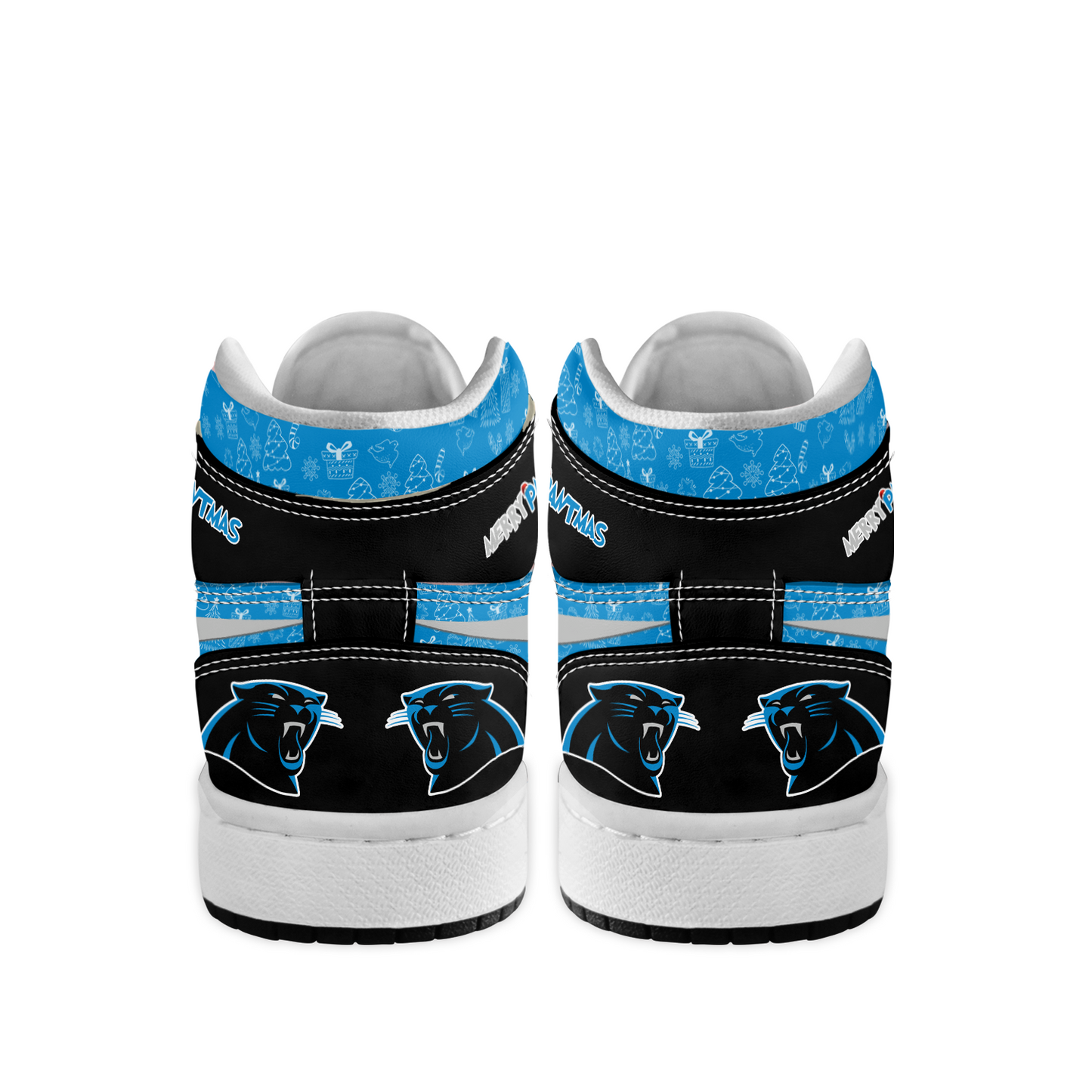 Ideafootwear Carolina Panthers x The Grinch x Christmas AJ1 High Sneakers Shoes For Men And Women