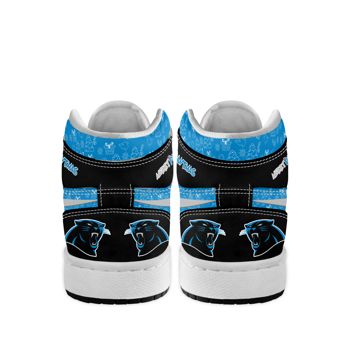 Ideafootwear Carolina Panthers x The Grinch x Christmas AJ1 High Sneakers Shoes For Men And Women