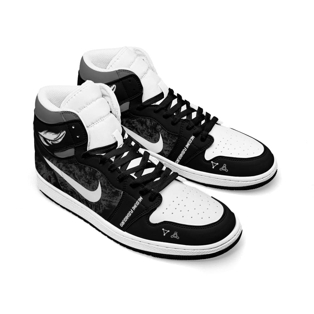 Ideafootwear Channel Inner Strength with Megumi Fushiguro AJ1 High Sneakers Shoes For Men And Women