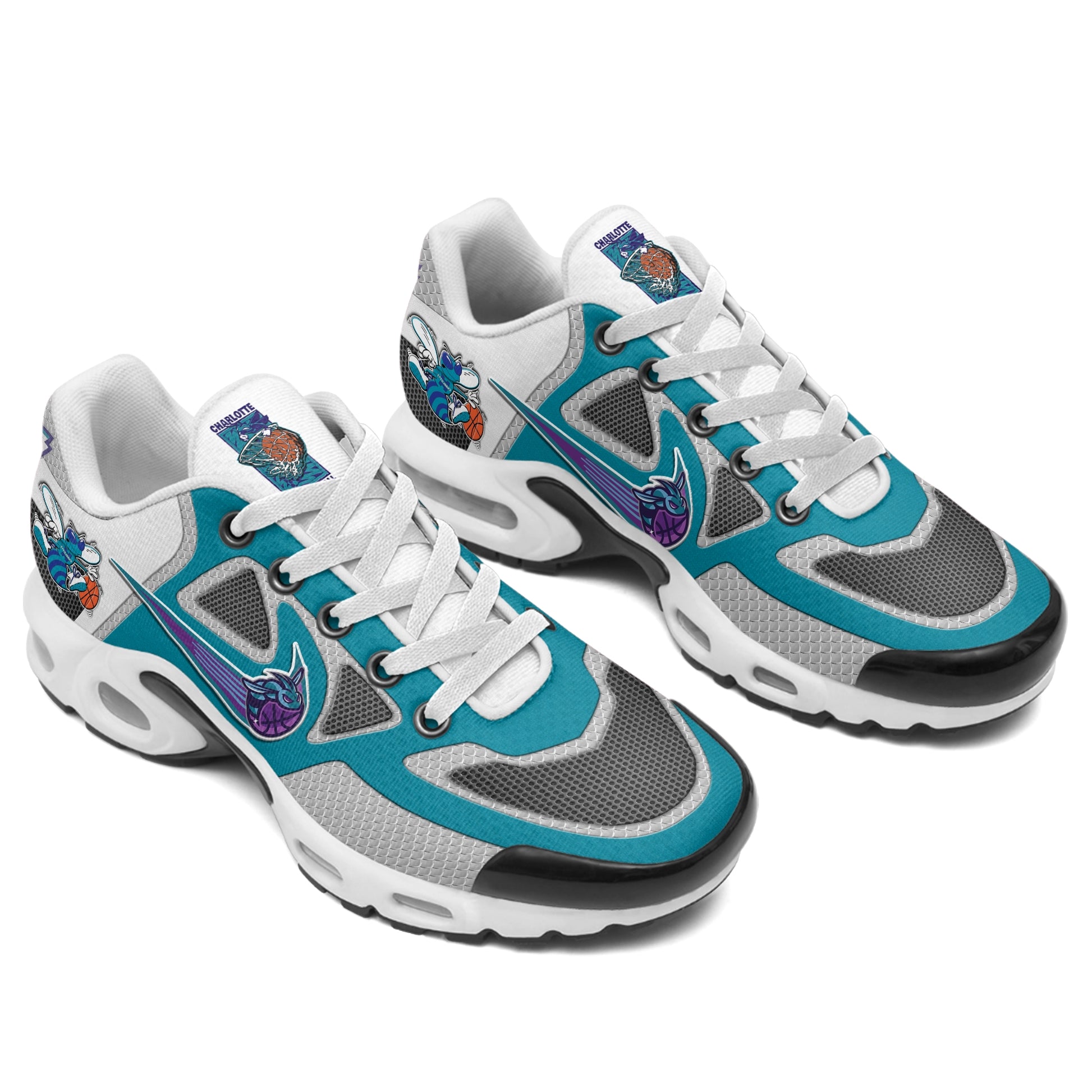Ideafootwear Charlotte Hornets TN Shoes Sneakers For Men And Women