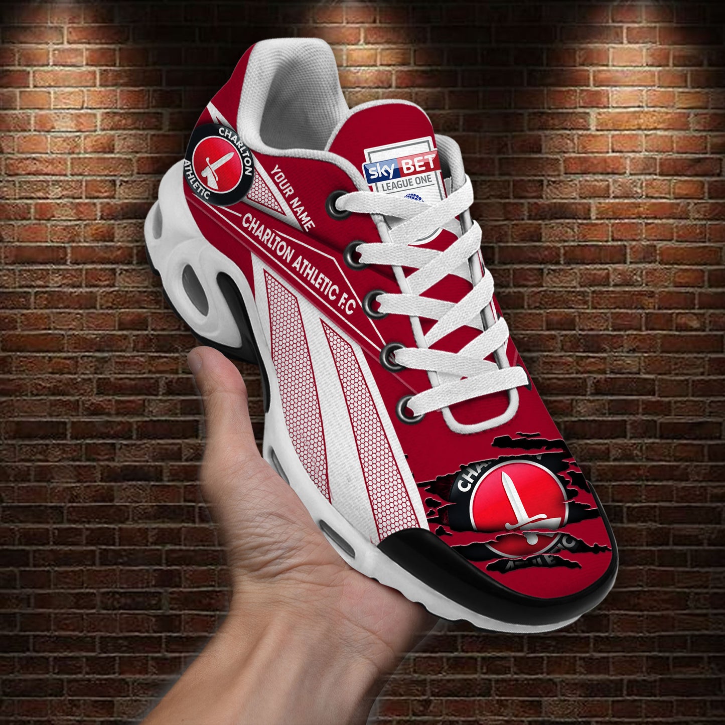 Ideafootwear Charlton Athletic F.C TN Shoes Sneakers For Men And Women