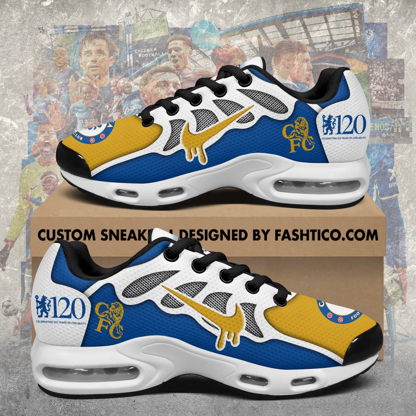 Ideafootwear Chelsea FC TN Shoes Sneakers For Men And Women