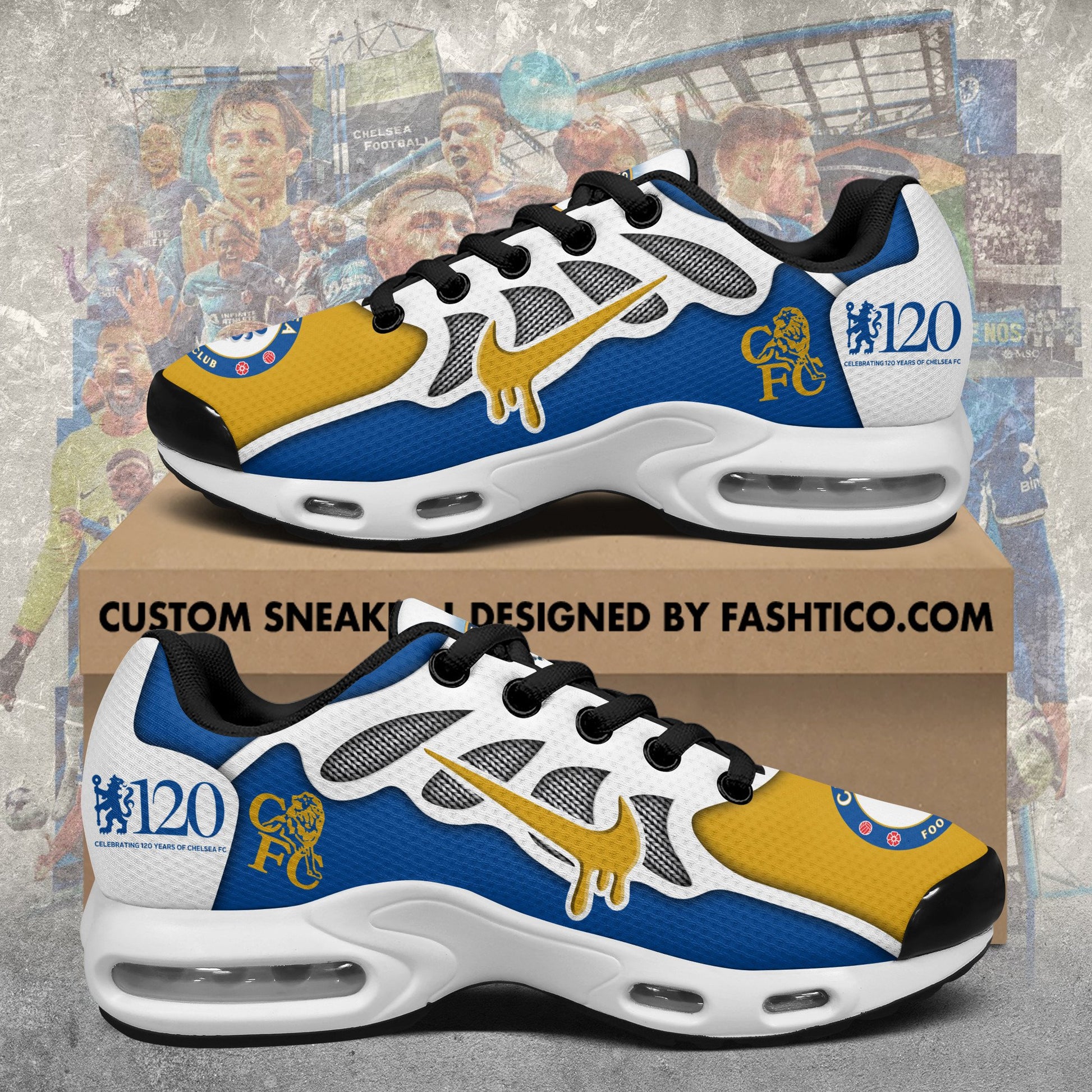 Ideafootwear Chelsea FC TN Shoes Sneakers For Men And Women