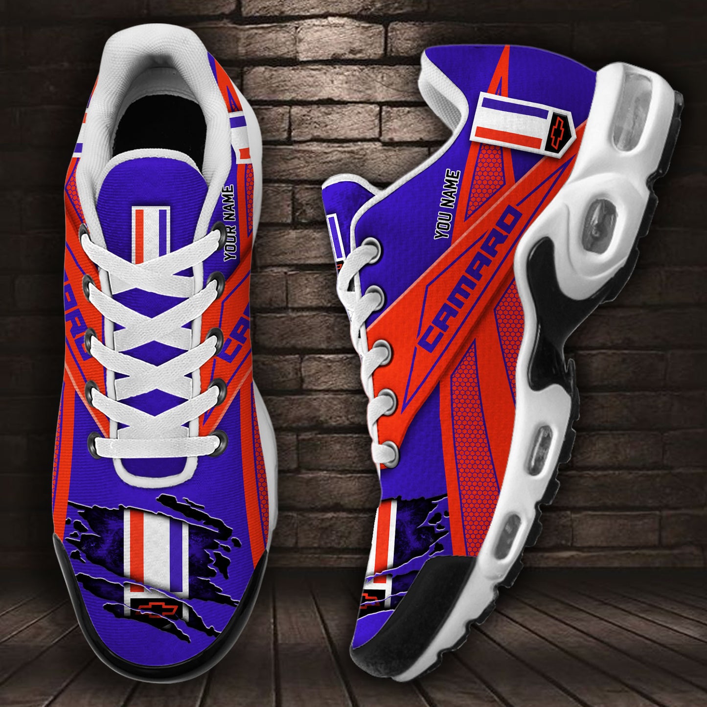 Ideafootwear Chevrolet Camaro TN Shoes Sneakers For Men And Women