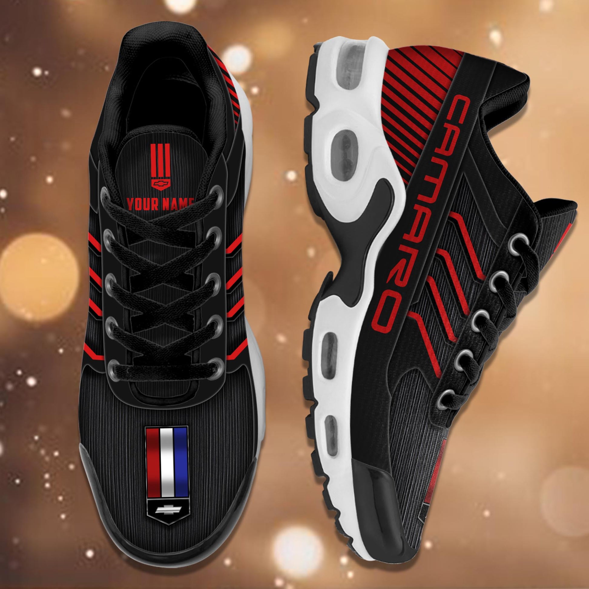 Ideafootwear Chevrolet Camaro TN Shoes Sneakers For Men And Women