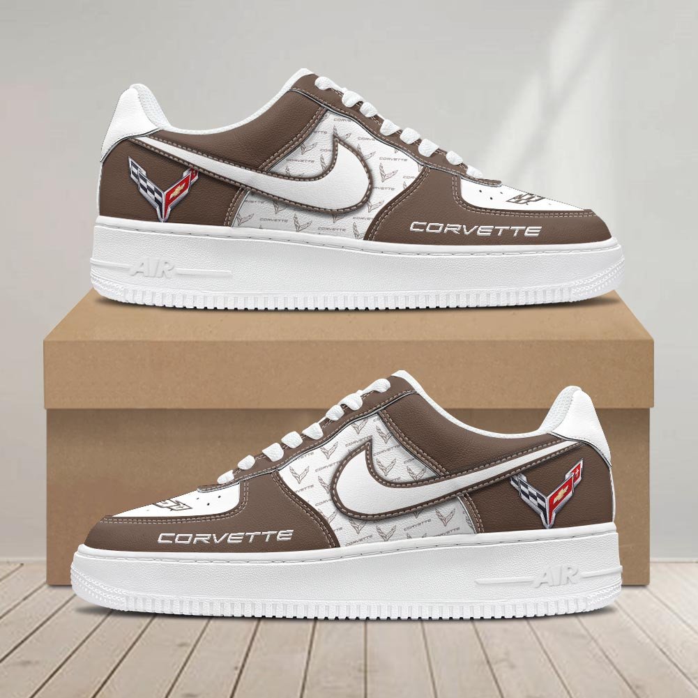 Ideafootwear Chevrolet Corvette Air Low-Top Sneakers Shoes For Men And Women 1