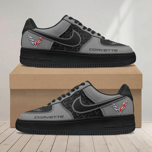 Ideafootwear Chevrolet Corvette Air Low-Top Sneakers Shoes For Men And Women 1