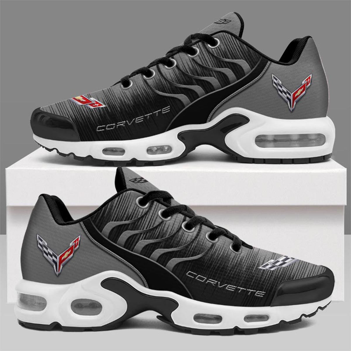 Ideafootwear Chevrolet Corvette TN Shoes Sneakers For Men And Women