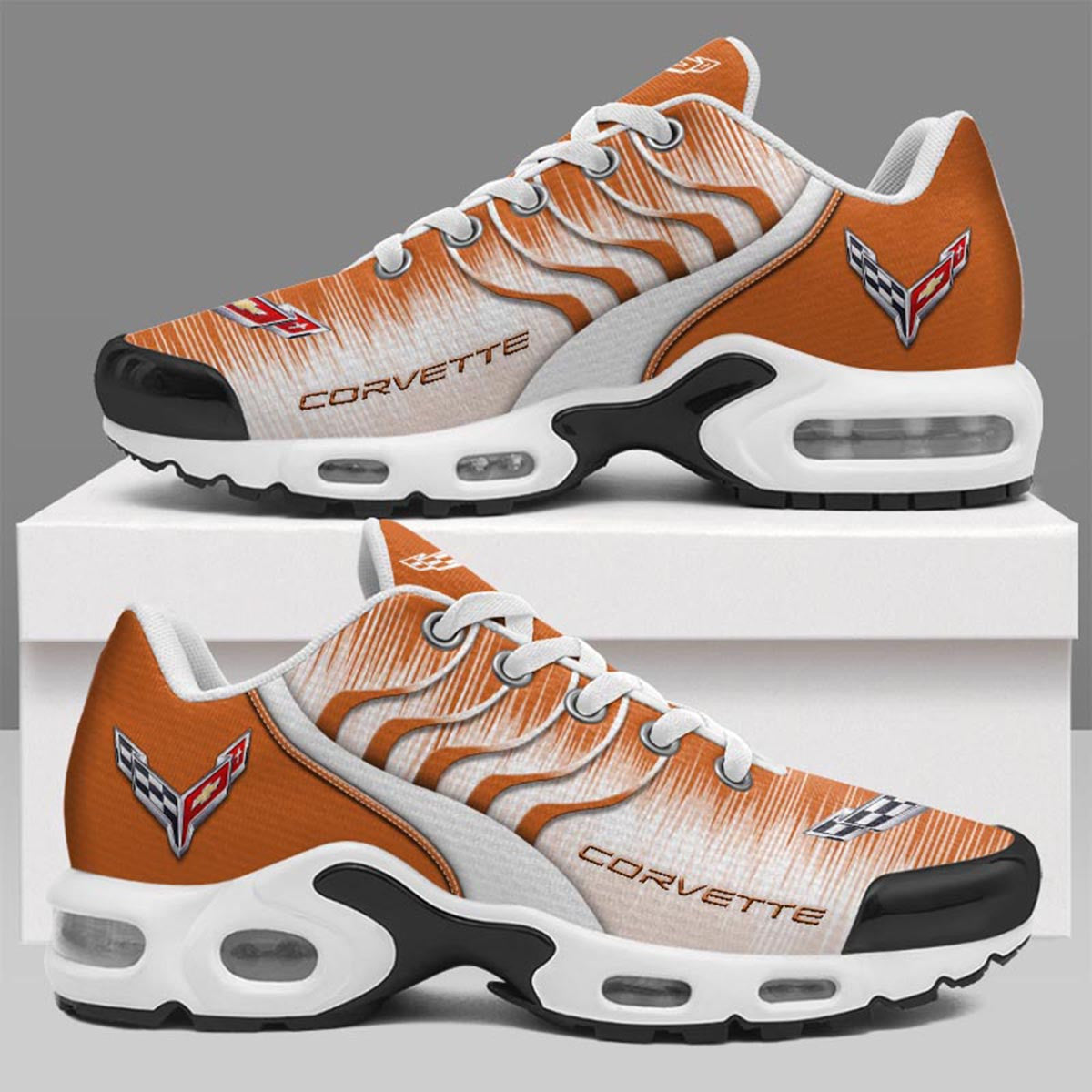 Ideafootwear Chevrolet Corvette TN Shoes Sneakers For Men And Women