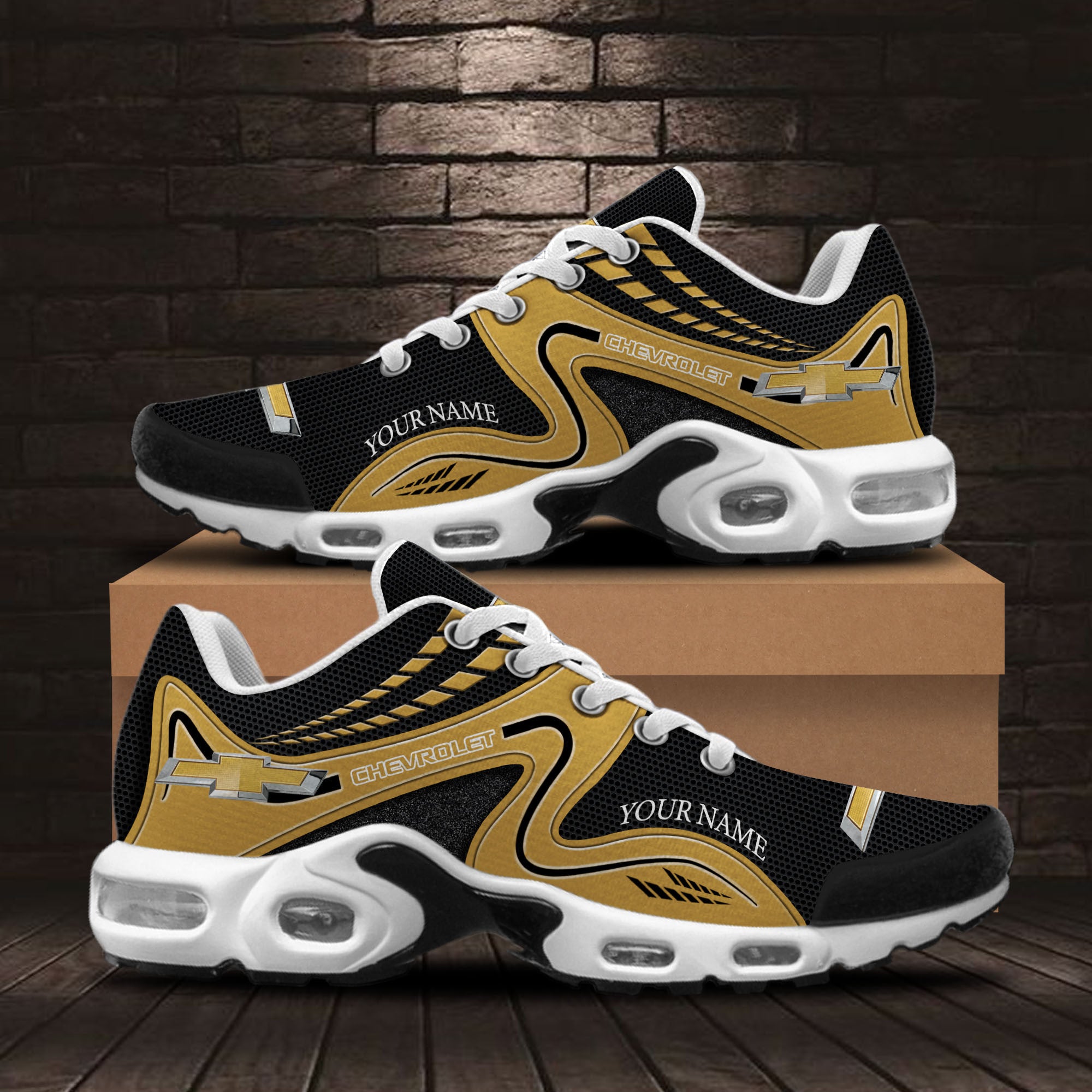 Ideafootwear Chevrolet TN Shoes Sneakers For Men And Women