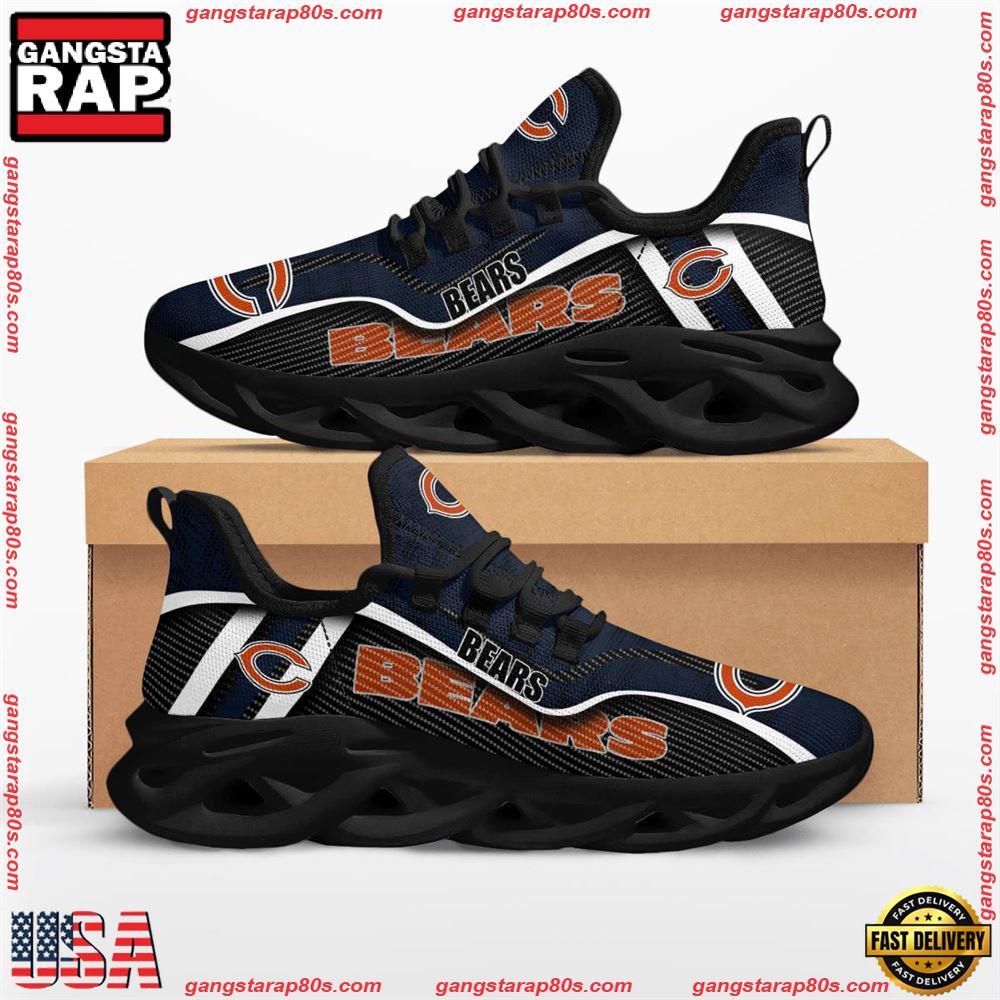 Ideafootwear Chicago Bears Jumpstart Max Soul Shoes Sneakers For Men And Women