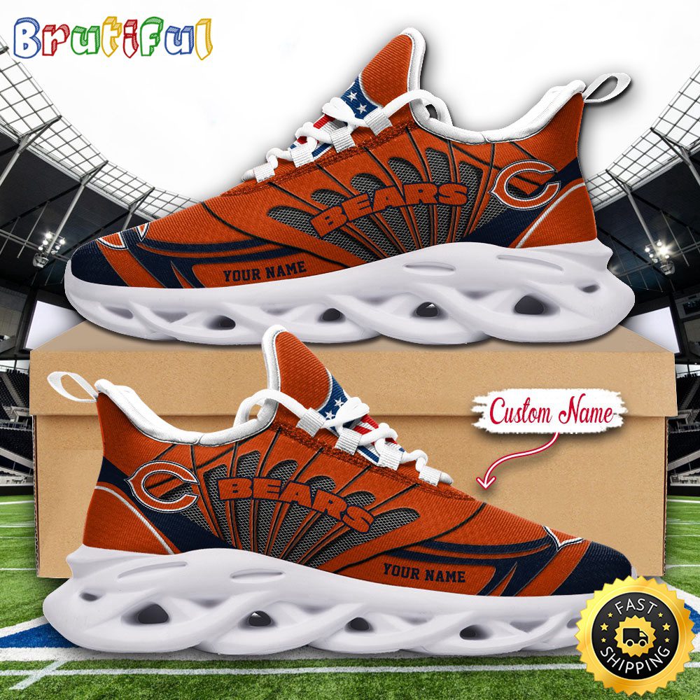 Ideafootwear Chicago Bears Max Soul Shoes Sneakers For Men And Women
