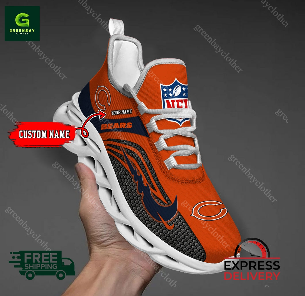 Ideafootwear Chicago Bears Max Soul Shoes Sneakers For Men And Women