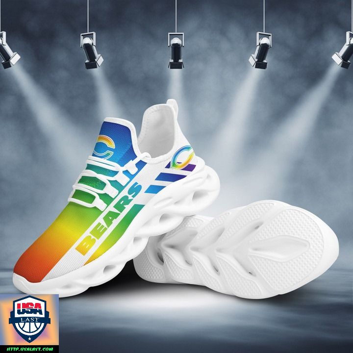 Ideafootwear Chicago Bears Max Soul Shoes Sneakers For Men And Women