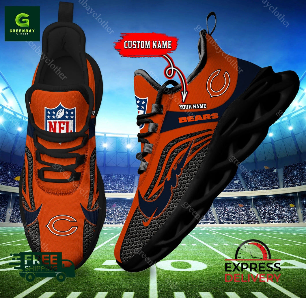 Ideafootwear Chicago Bears Max Soul Shoes Sneakers For Men And Women