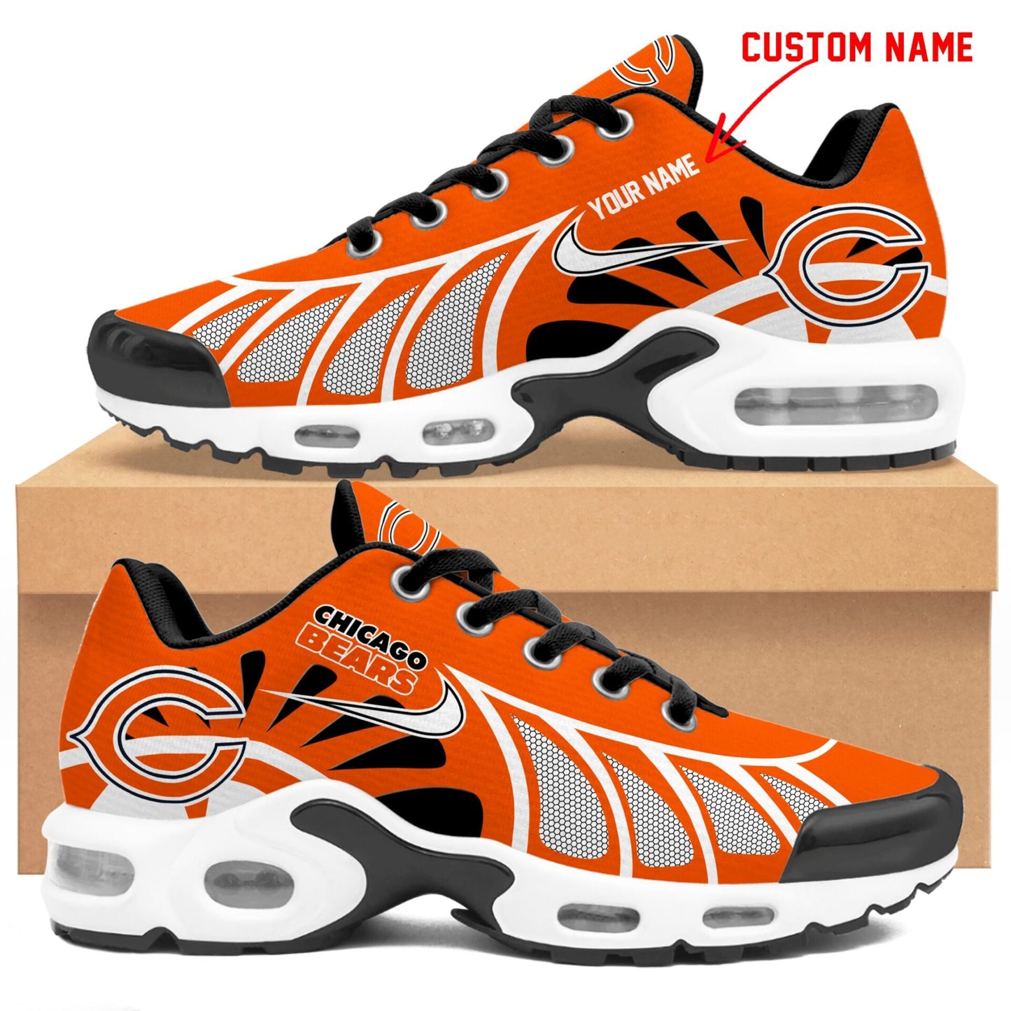 Ideafootwear Chicago Bears TN Shoes Sneakers For Men And Women