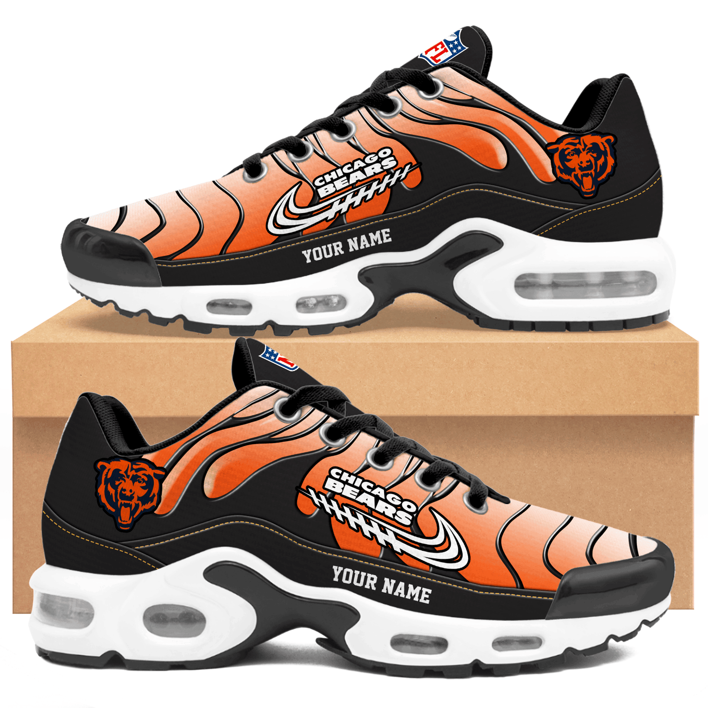 Ideafootwear Chicago Bears TN Shoes Sneakers For Men And Women