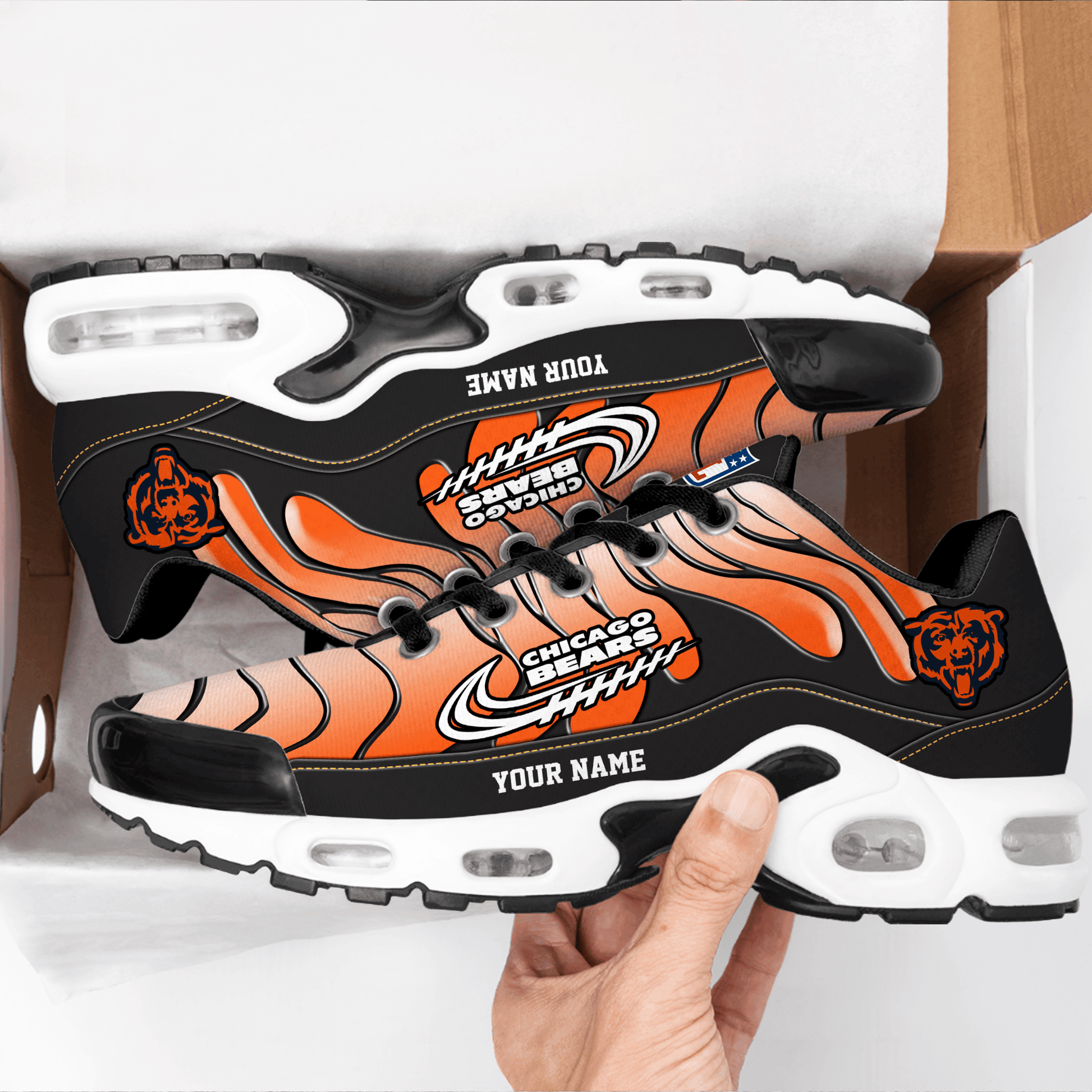 Ideafootwear Chicago Bears TN Shoes Sneakers For Men And Women
