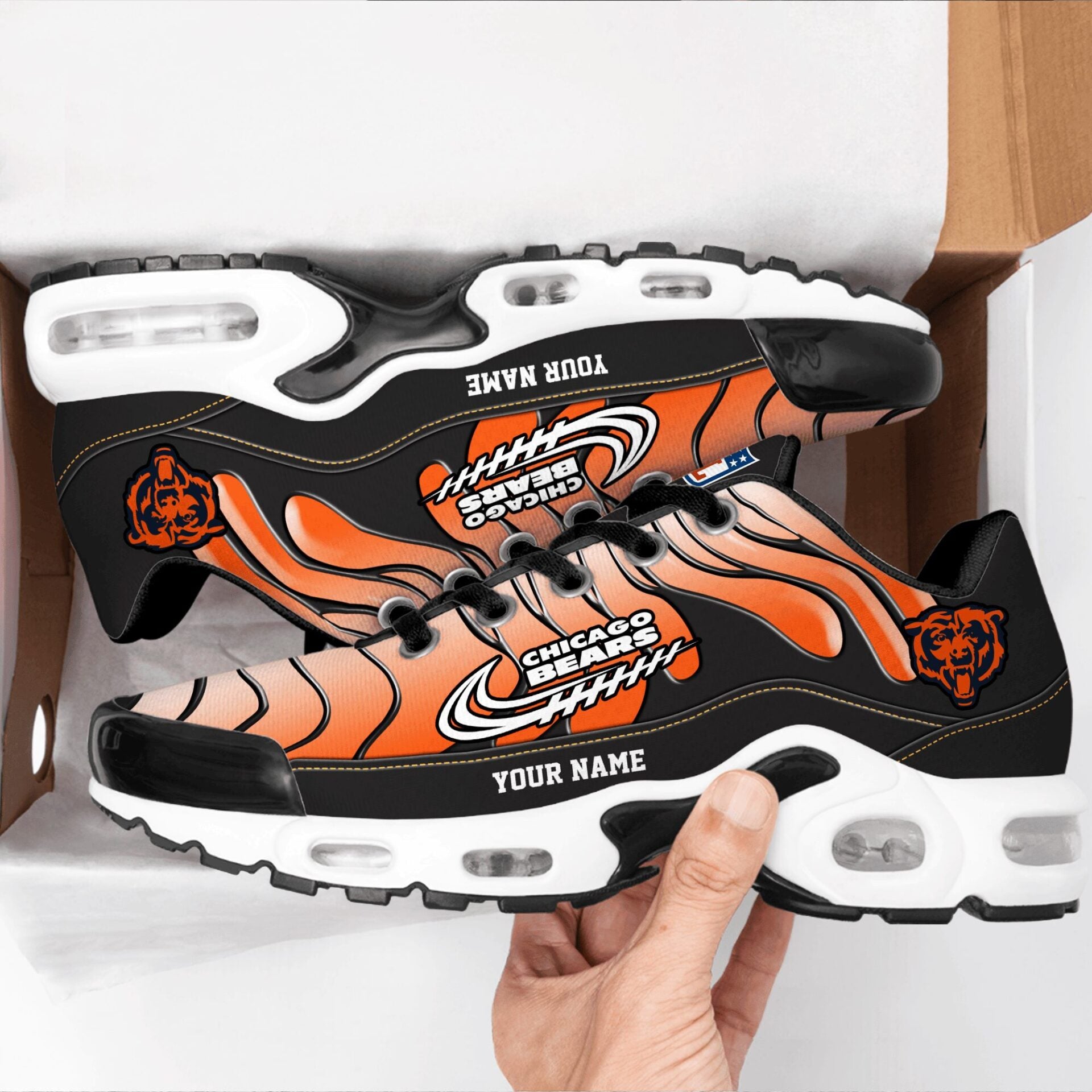 Ideafootwear Chicago Bears TN Shoes Sneakers For Men And Women