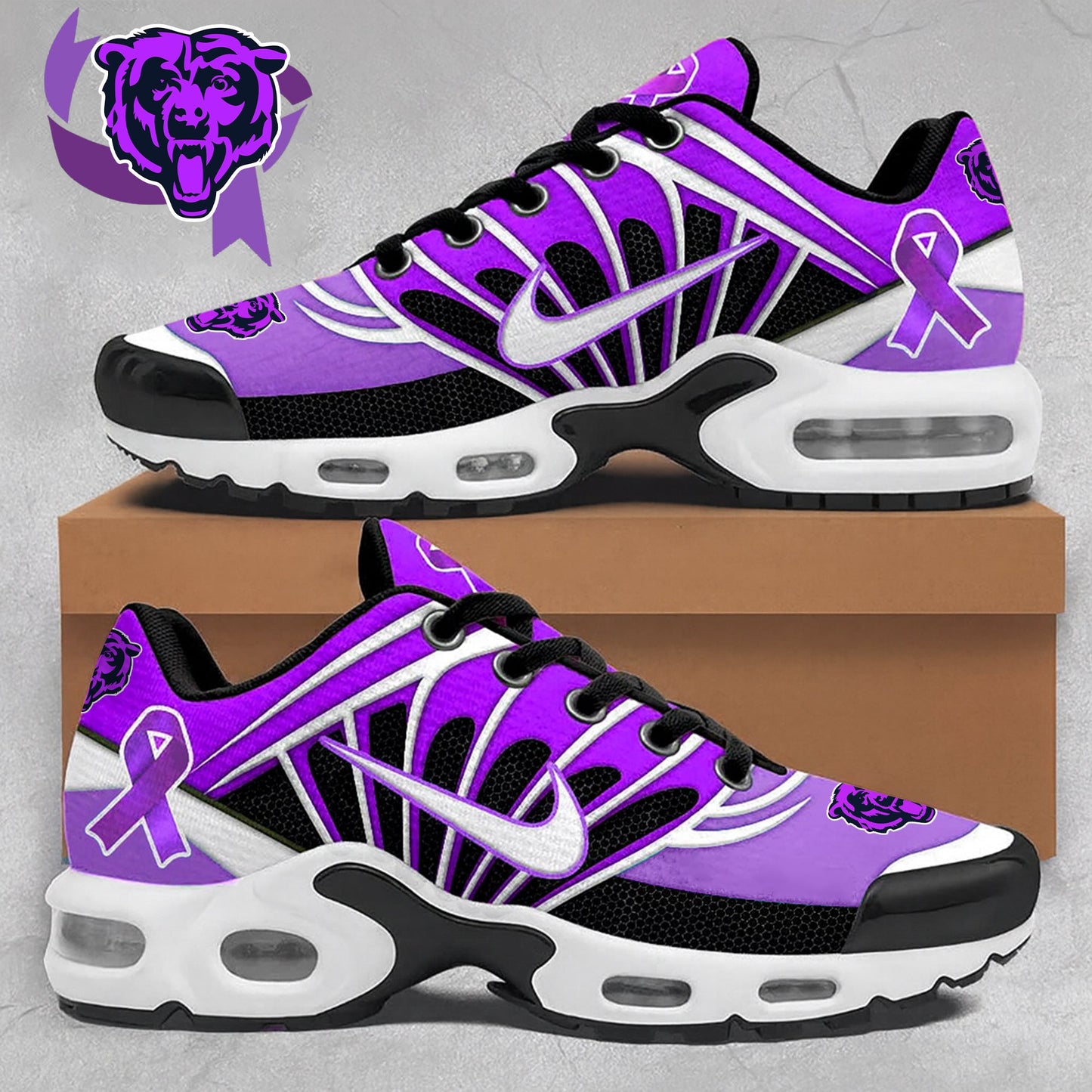 Ideafootwear Chicago Bears TN Shoes Sneakers For Men And Women