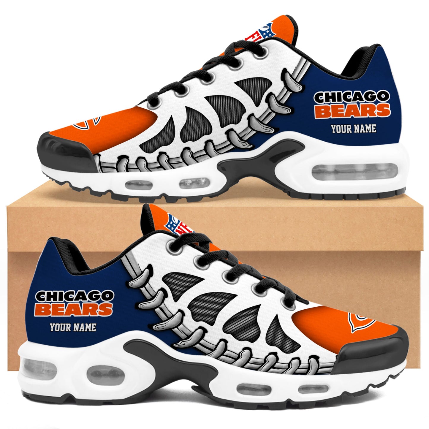Ideafootwear Chicago Bears TN Shoes Sneakers For Men And Women