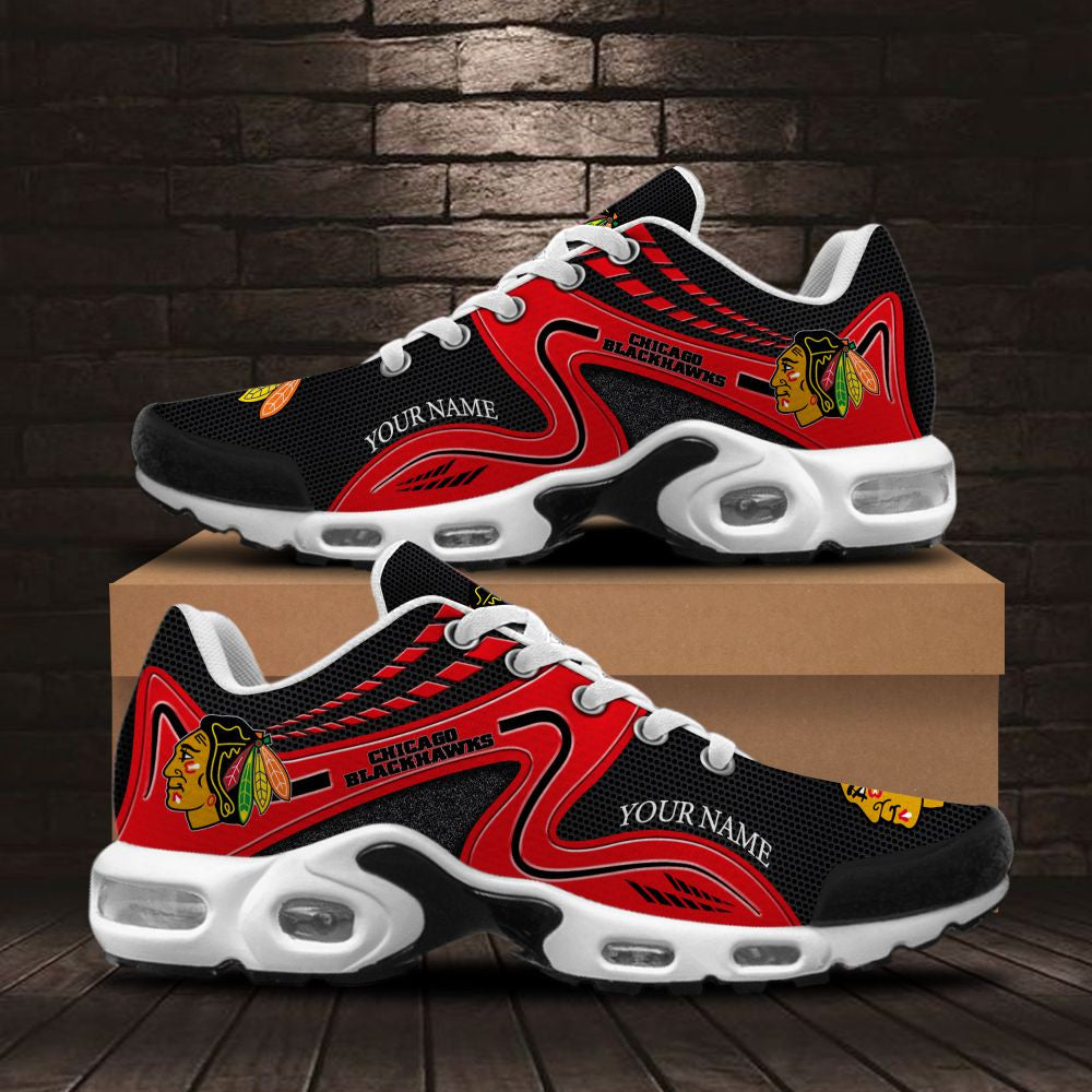 Ideafootwear Chicago Blackhawks TN Shoes Sneakers For Men And Women