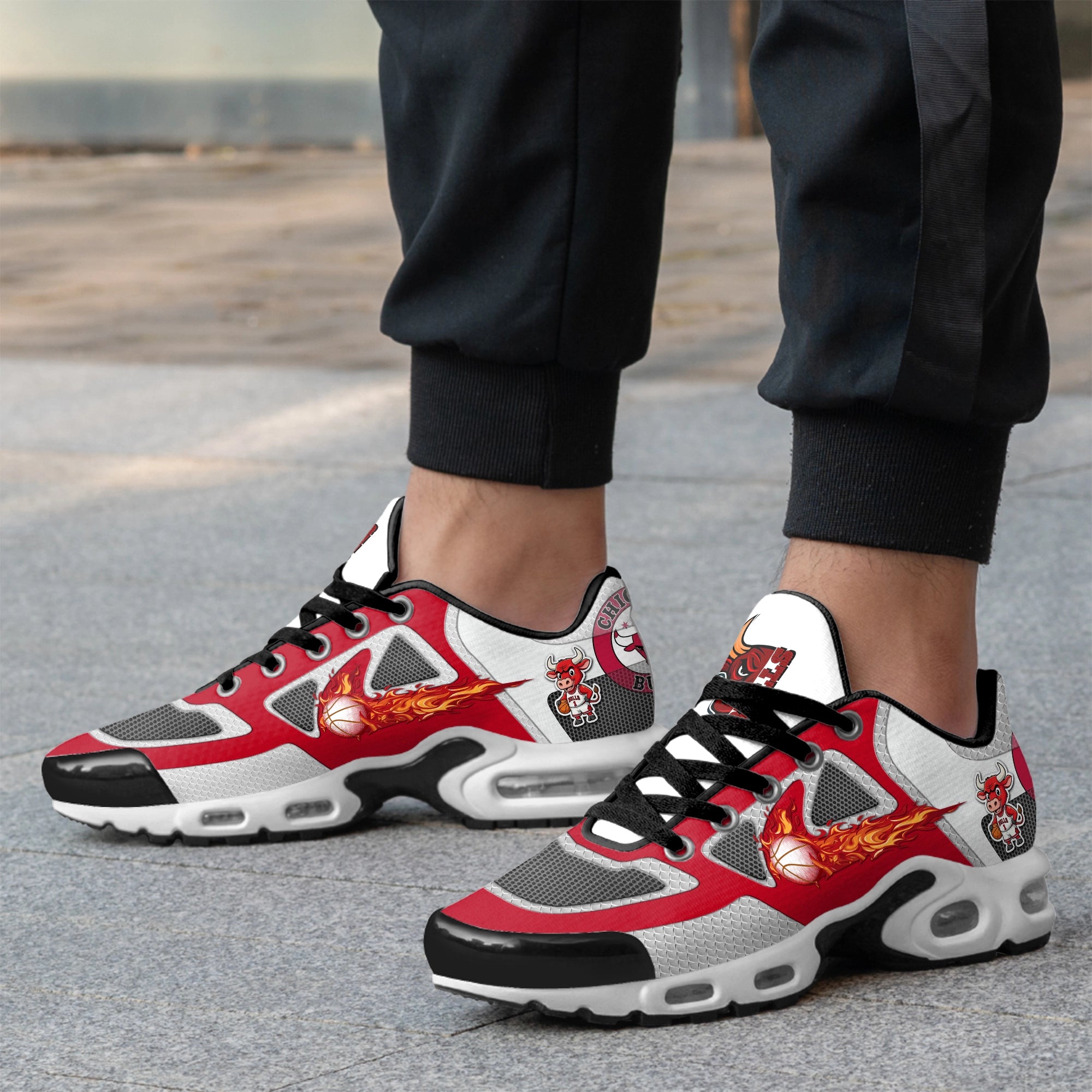 Ideafootwear Chicago Bulls TN Shoes Sneakers For Men And Women