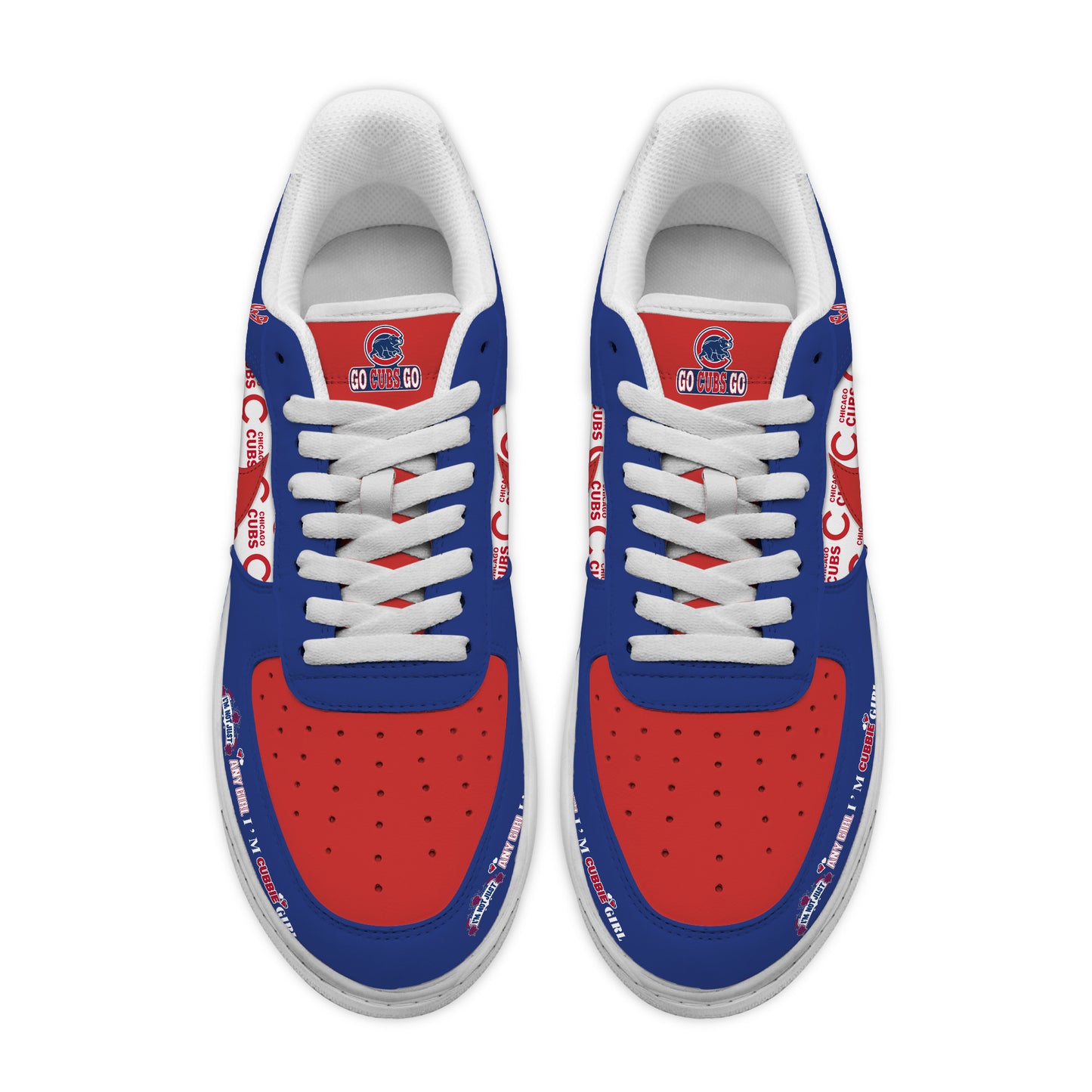 Ideafootwear Chicago Cubs Air Low-Top Sneakers Shoes For Men And Women 4