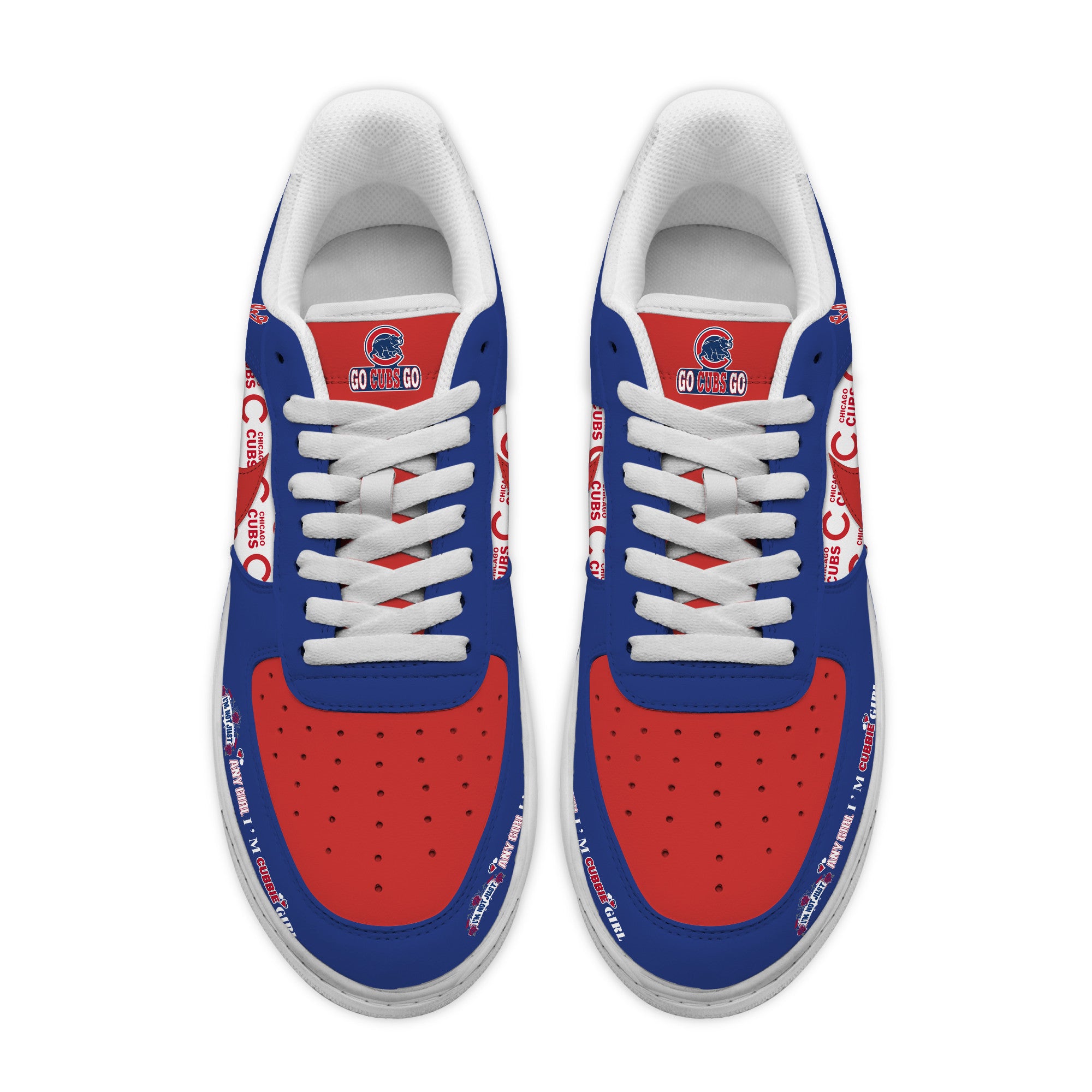 Ideafootwear Chicago Cubs Air Low-Top Sneakers Shoes For Men And Women 4