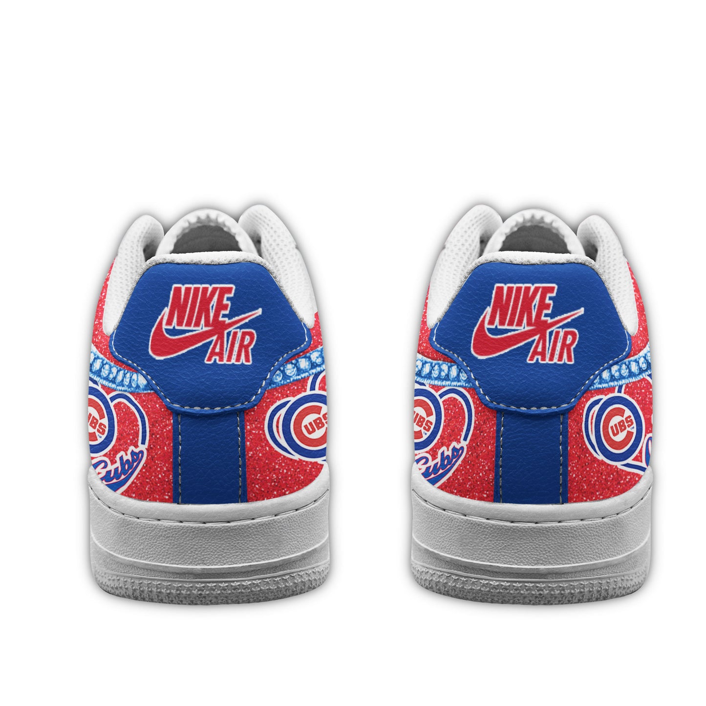 Ideafootwear Chicago Cubs Air Low-Top Sneakers Shoes For Men And Women 2