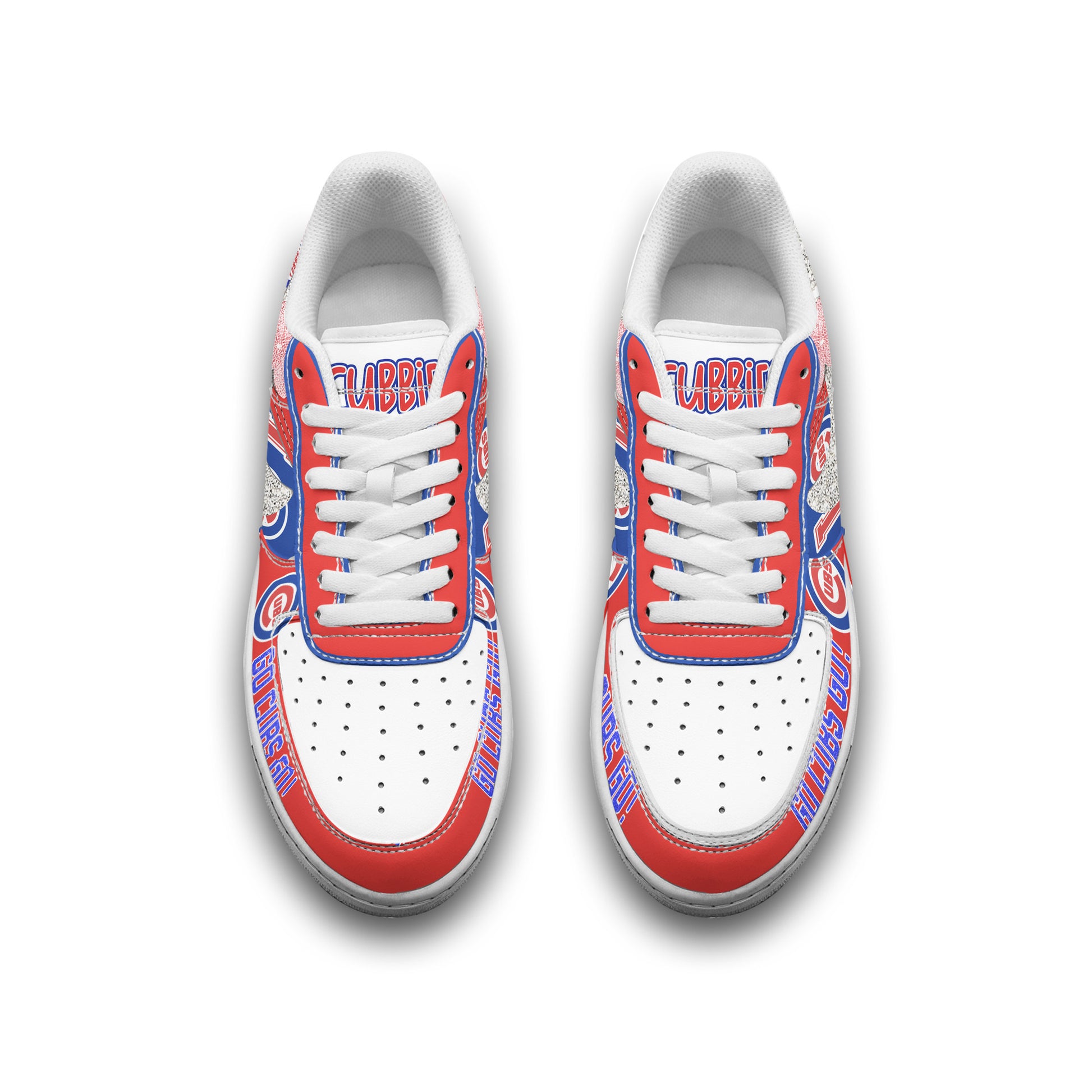 Ideafootwear Chicago Cubs Air Low-Top Sneakers Shoes For Men And Women 2
