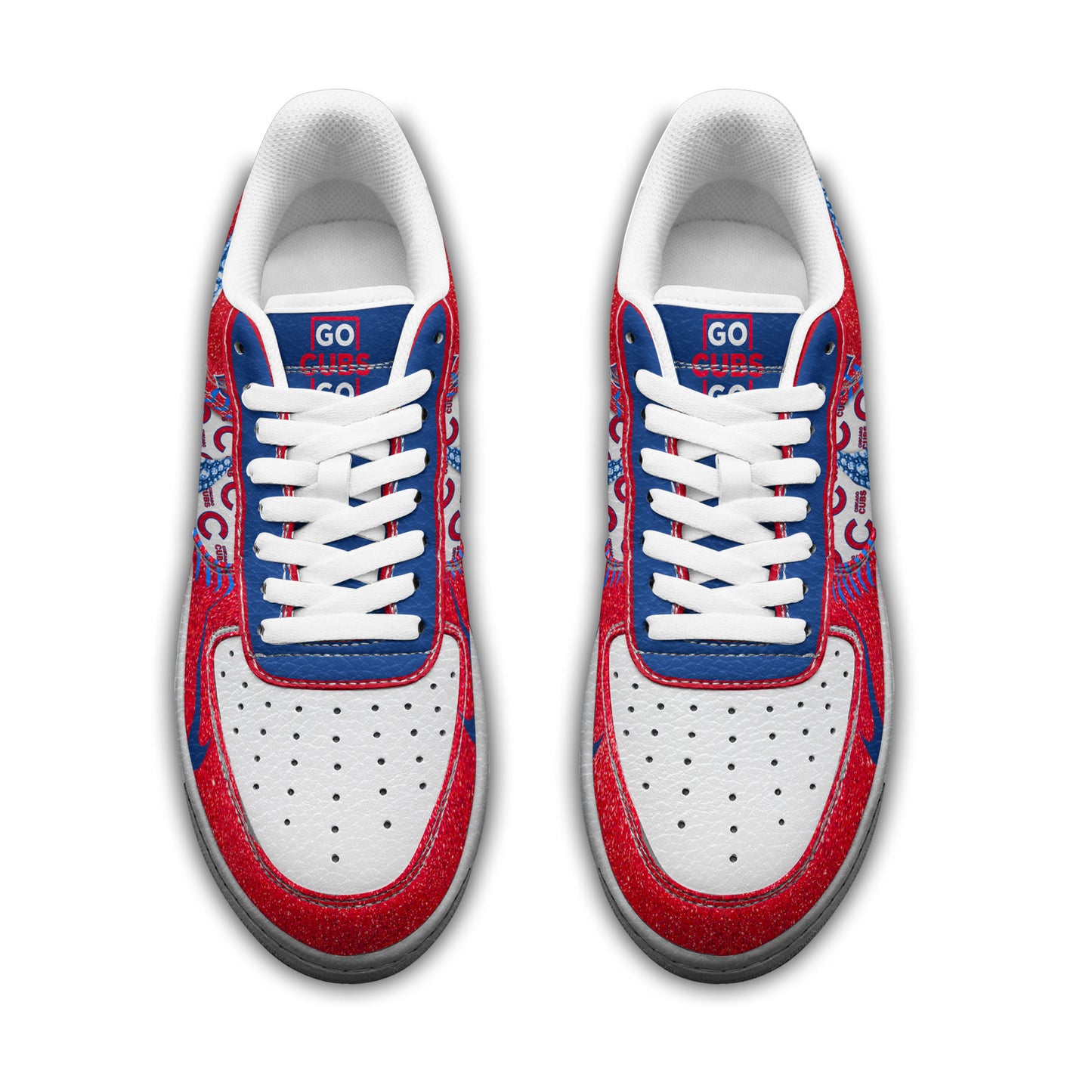Ideafootwear Chicago Cubs Air Low-Top Sneakers Shoes For Men And Women 4