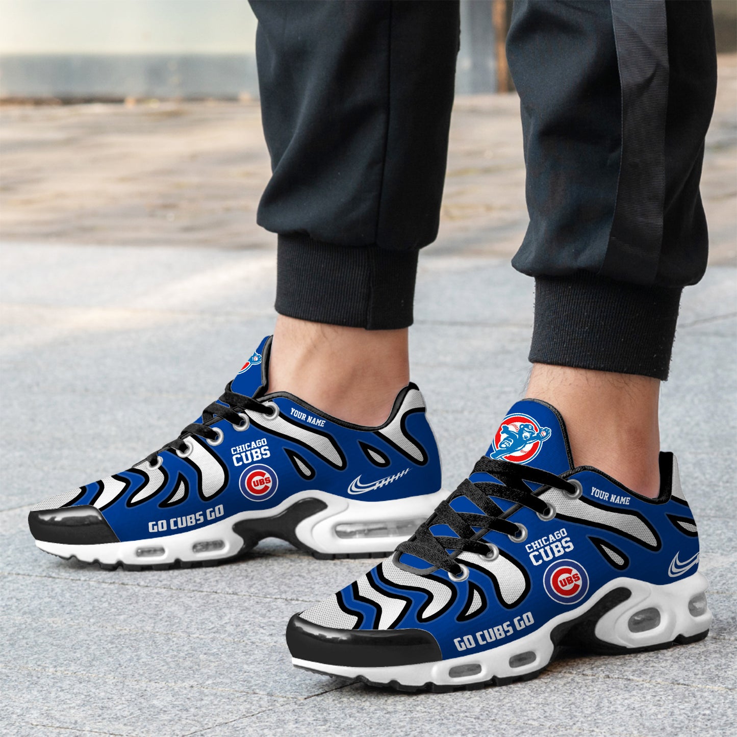 Ideafootwear Chicago Cubs TN Shoes Sneakers For Men And Women