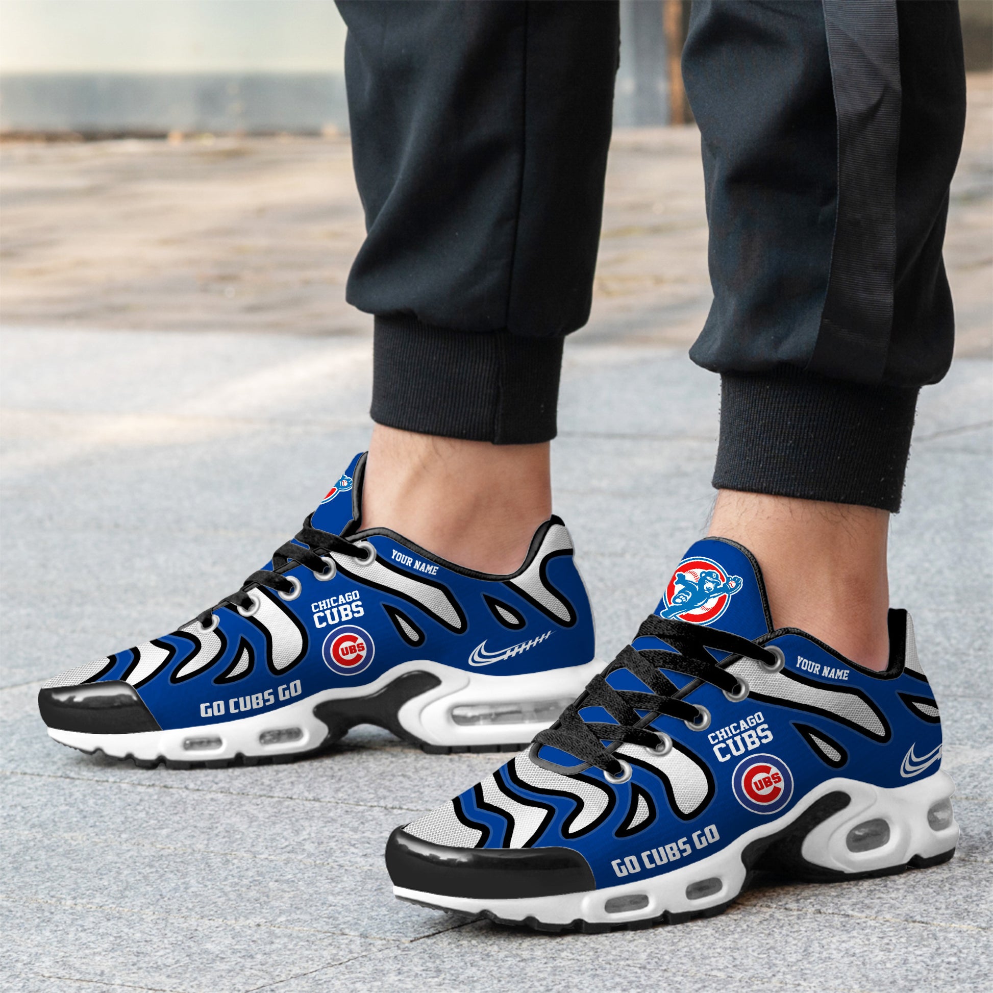 Ideafootwear Chicago Cubs TN Shoes Sneakers For Men And Women