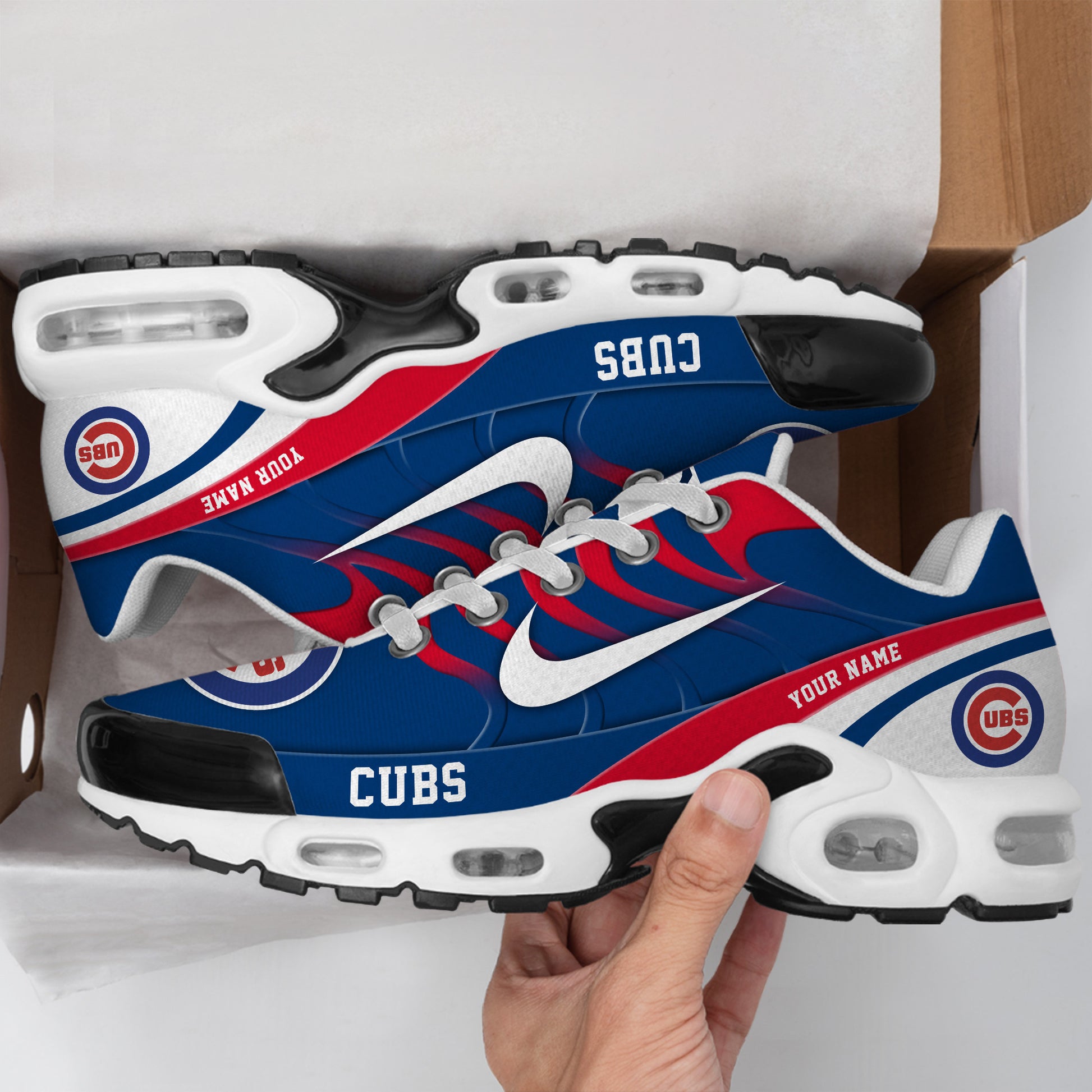 Ideafootwear Chicago Cubs TN Shoes Sneakers For Men And Women