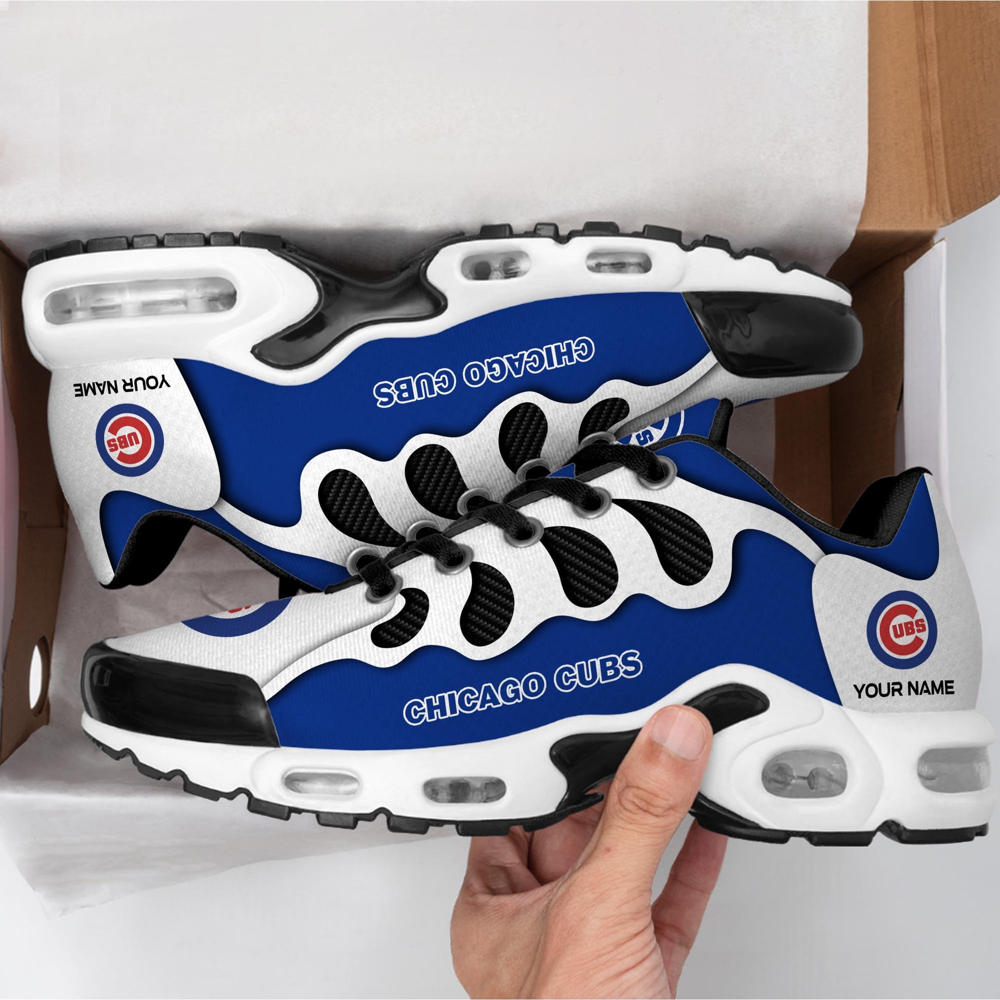 Ideafootwear Chicago Cubs TN Shoes Sneakers For Men And Women