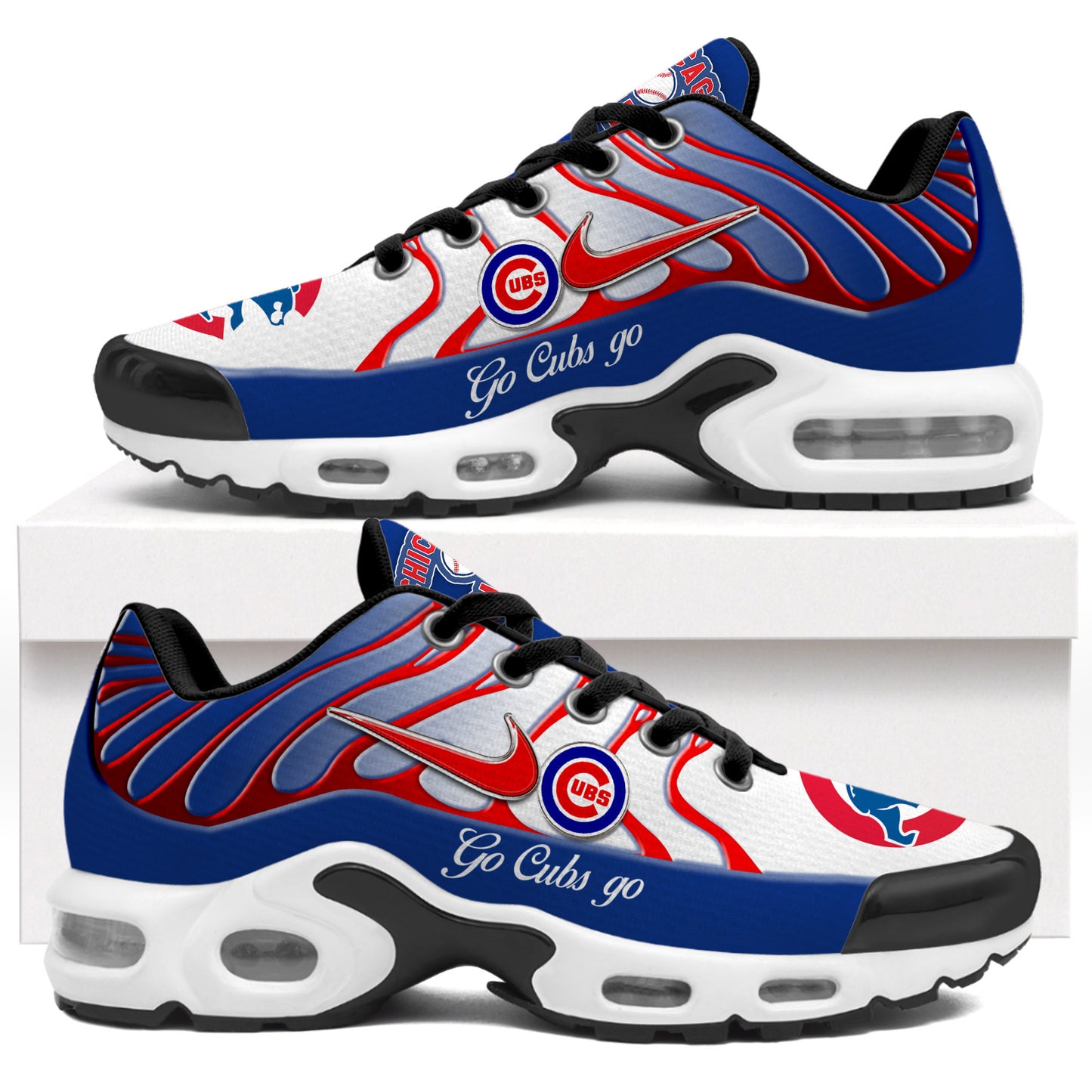 Ideafootwear Chicago Cubs TN Shoes Sneakers For Men And Women