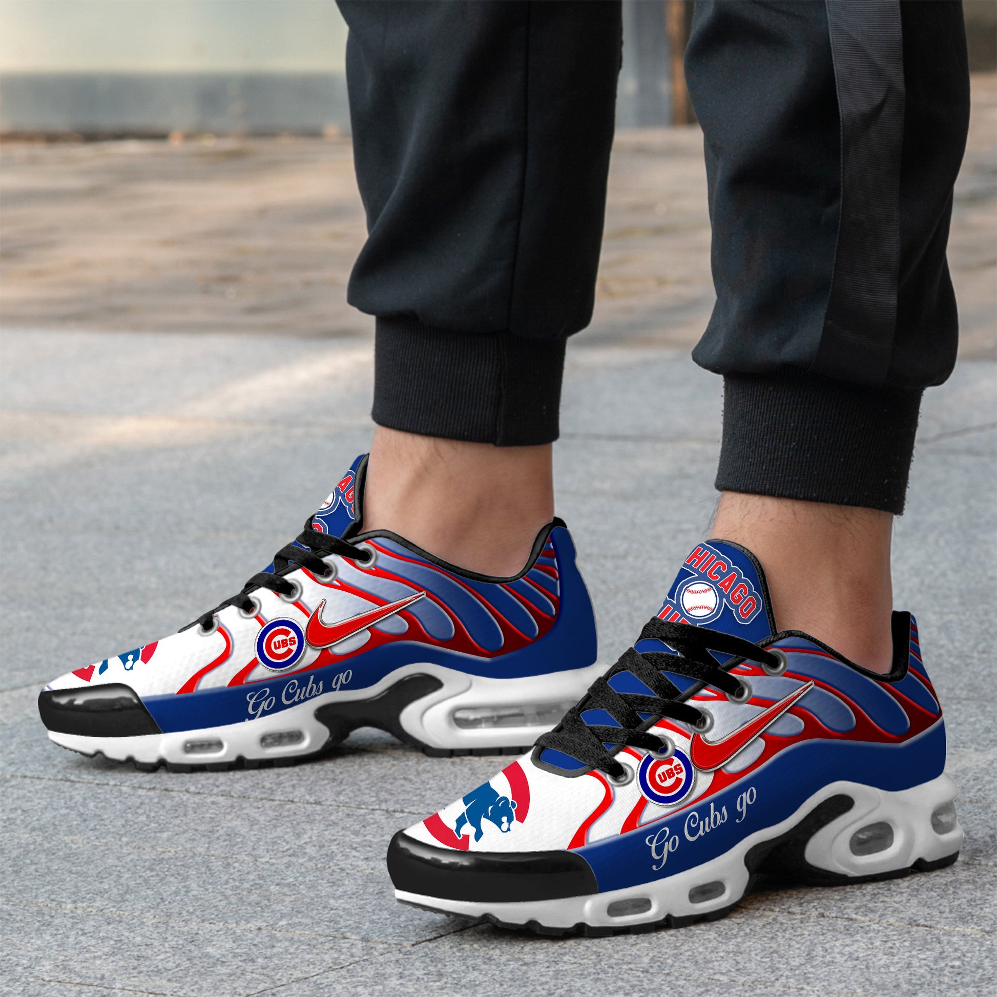 Ideafootwear Chicago Cubs TN Shoes Sneakers For Men And Women