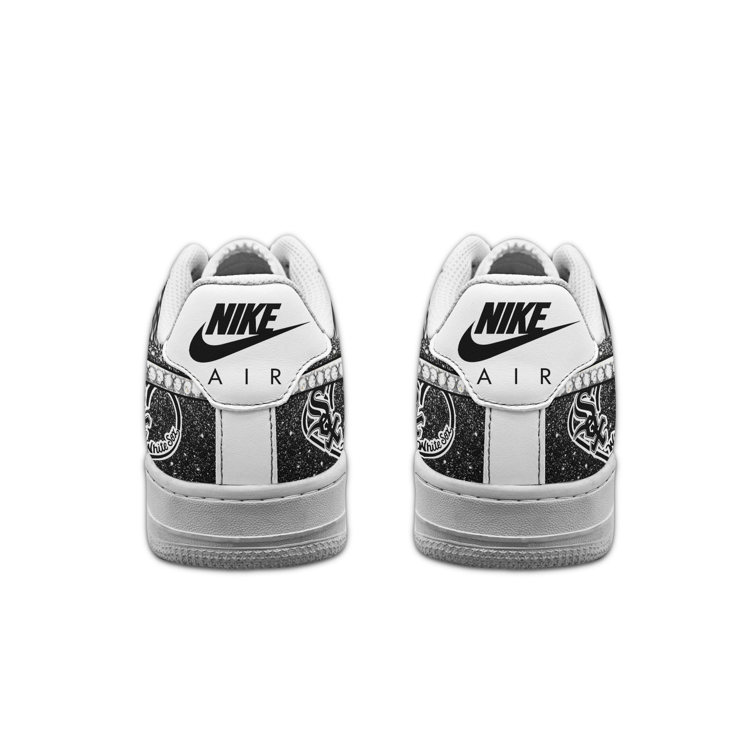 Ideafootwear Chicago White Sox Air Low-Top Sneakers Shoes For Men And Women 3