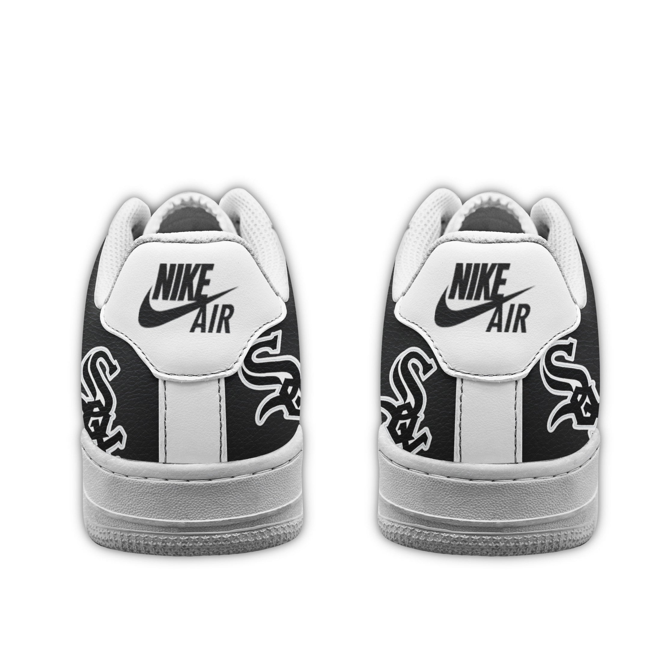 Ideafootwear Chicago White Sox Air Low-Top Sneakers Shoes For Men And Women 3